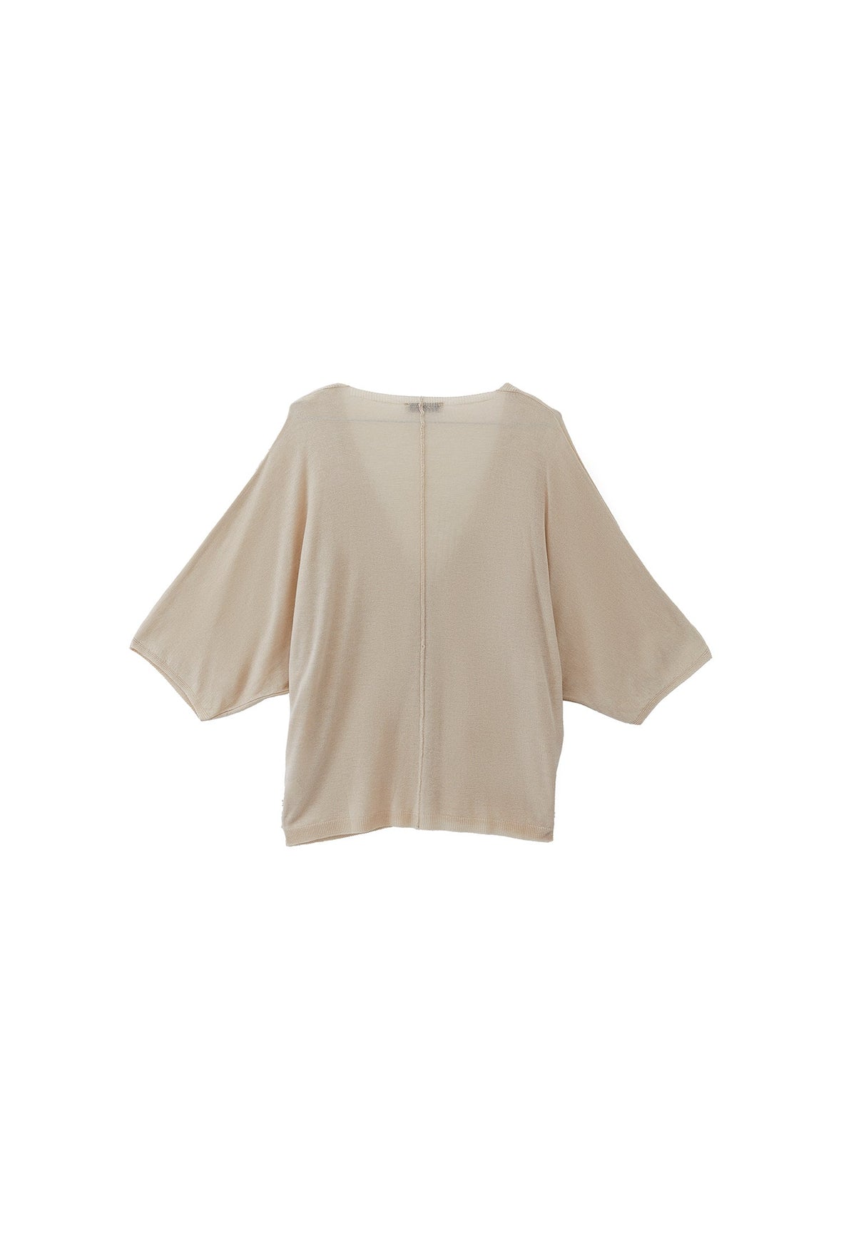 Tunic Cardigan Women Long Sleeve Batwing Sleeve - ALMOND MILK
