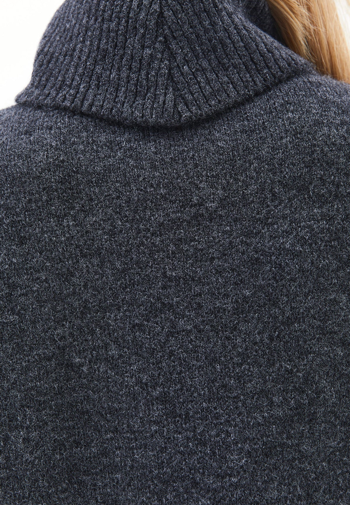Soft Touch Turtleneck Roll Neck - ANTHRA MELANGE