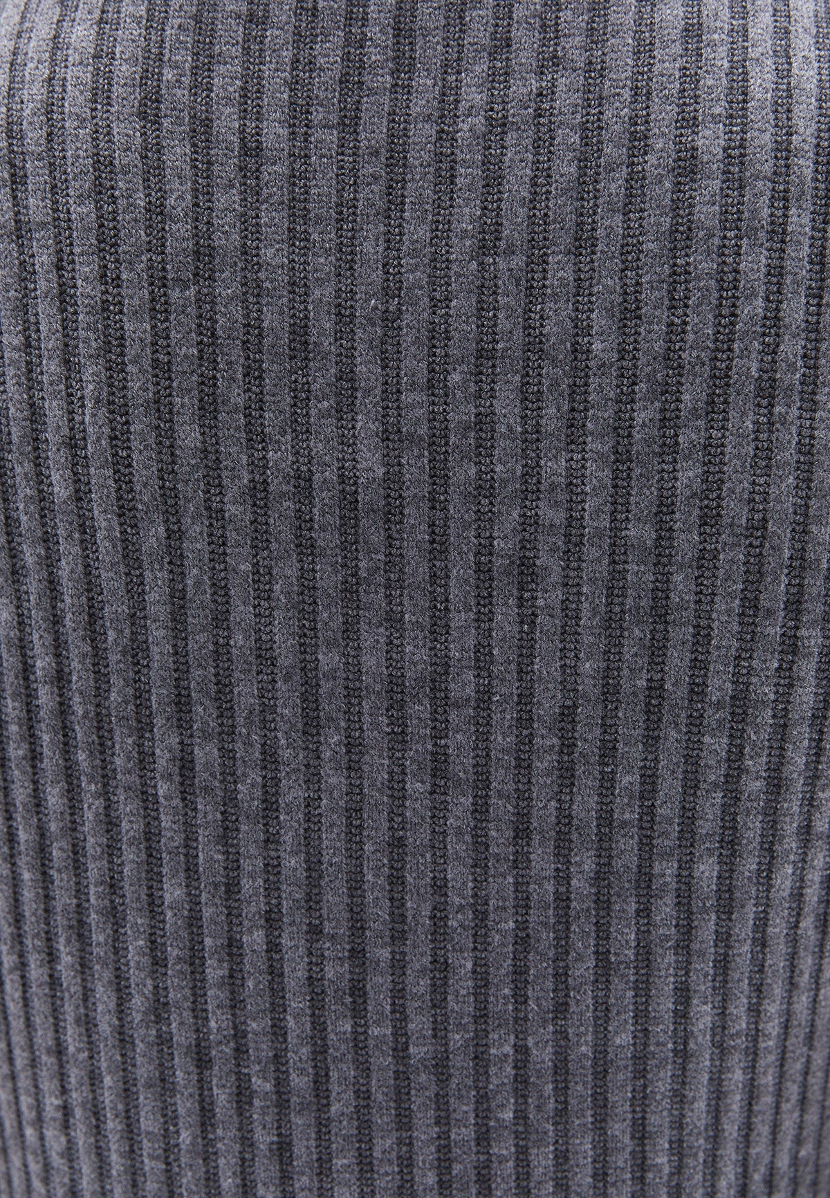 Crew Neck Long Relaxed Dress - ANTHRA MELANGE