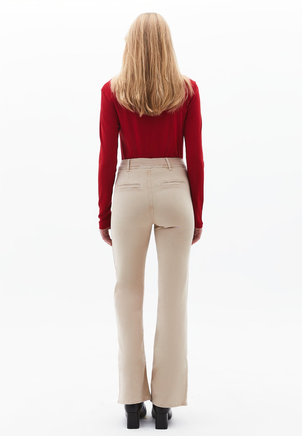 Straight Leg Pants - ANTIK FEATHER GRAY