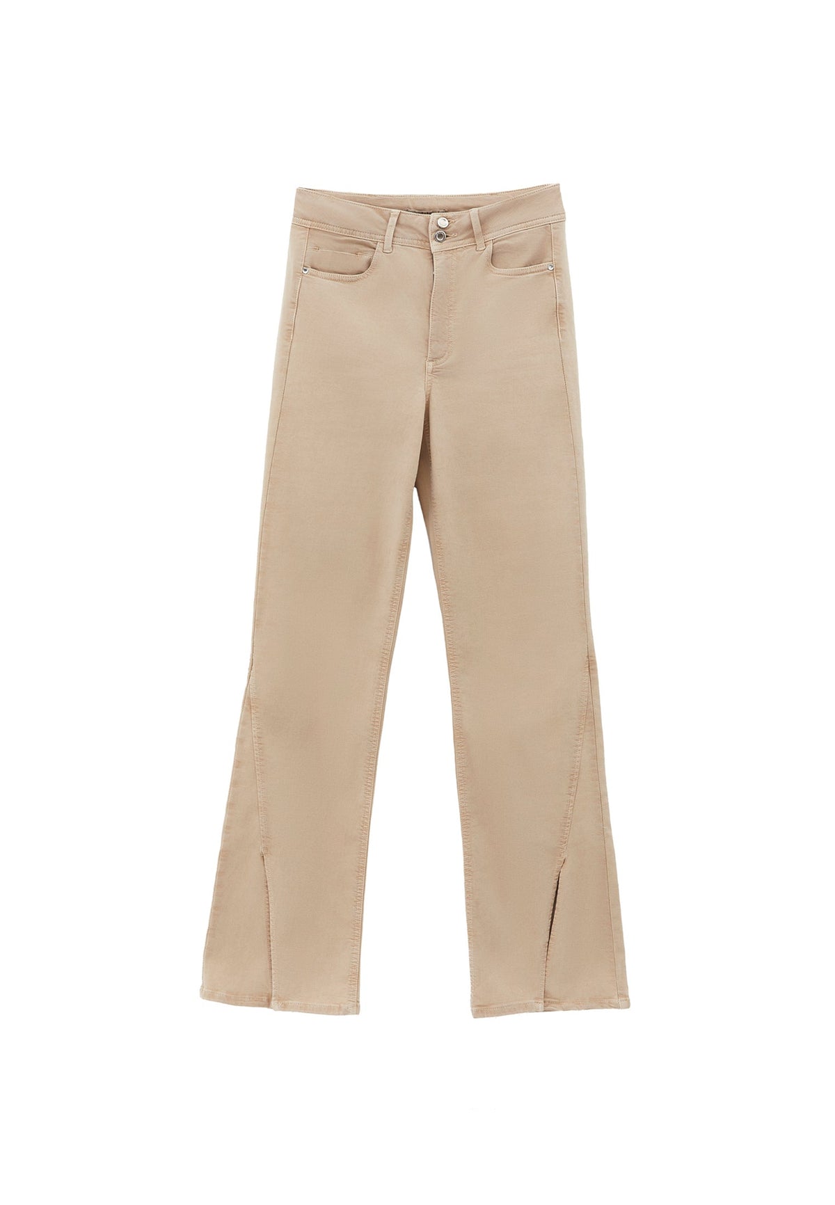 Straight Leg Pants - ANTIK FEATHER GRAY
