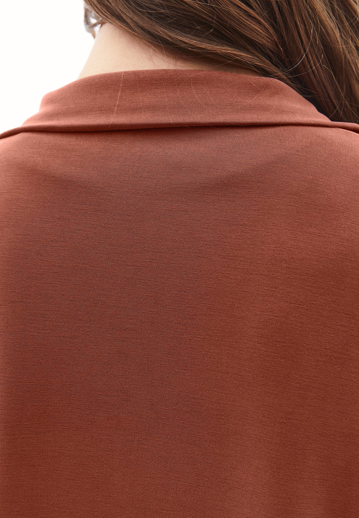 High Neck Zipper Detailed Long Sleeve Sweatshirt Tunic - ARABIAN SPICE