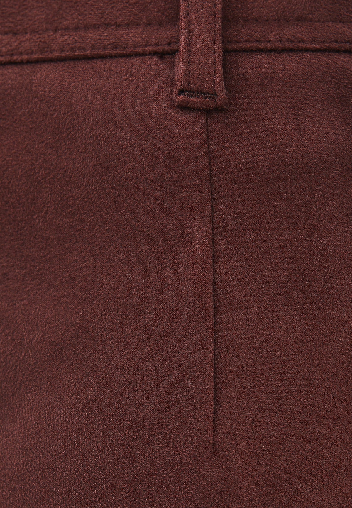 Wide Leg Ultra High Waist Pants - BITTER CHOCOLATE