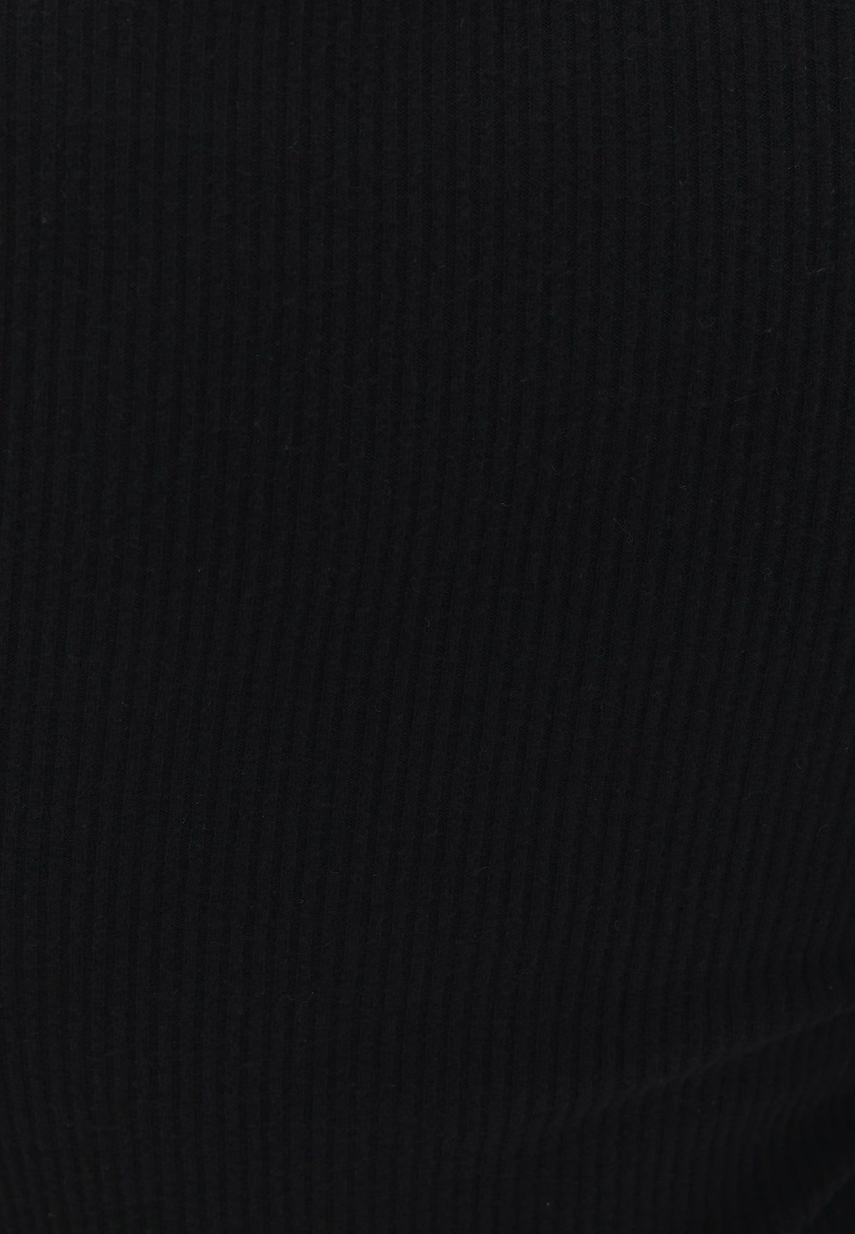 Long Sleeve Square Neck Bodycon Dress - BLACK