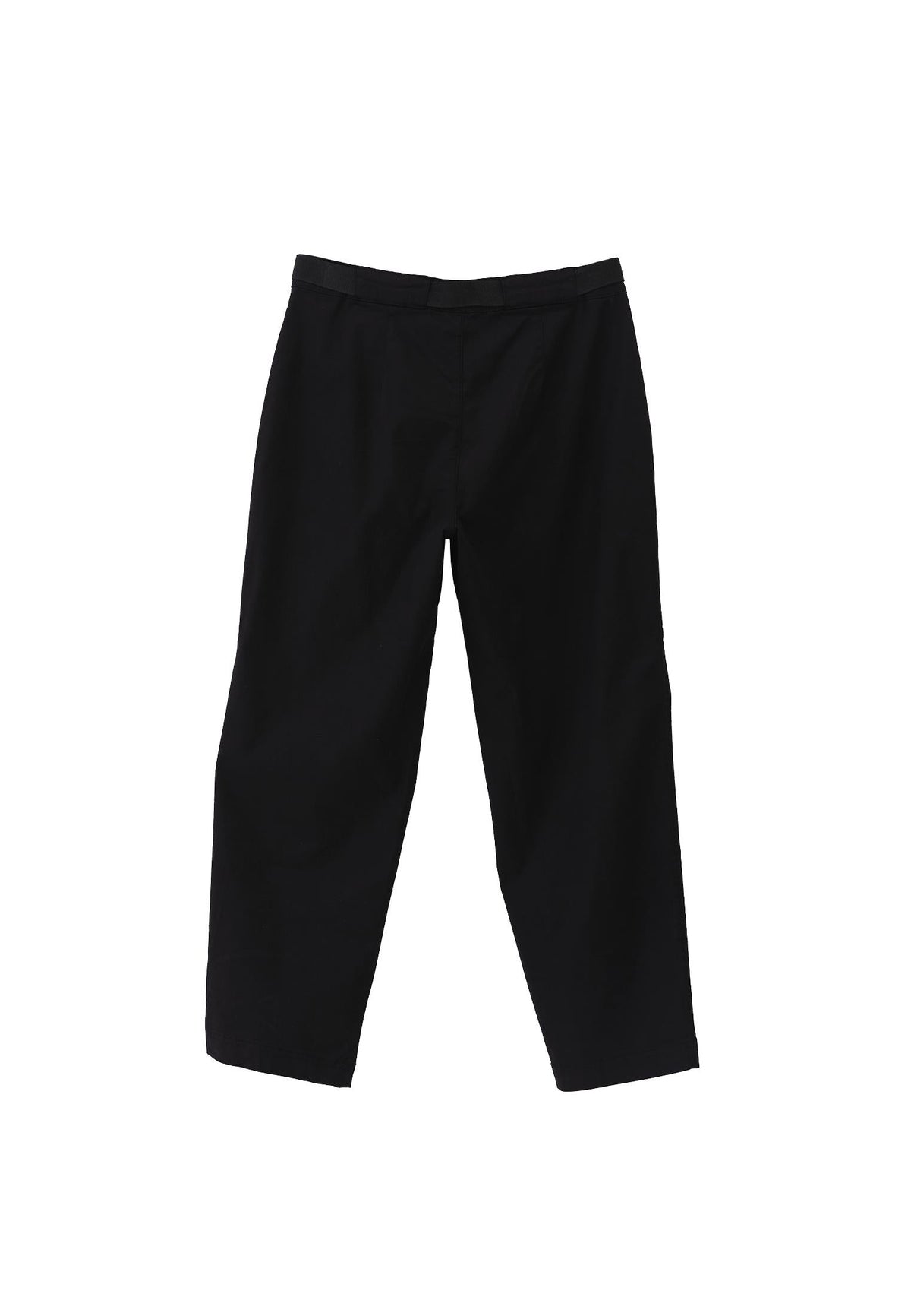 Carrot Fit Trousers - BLACK