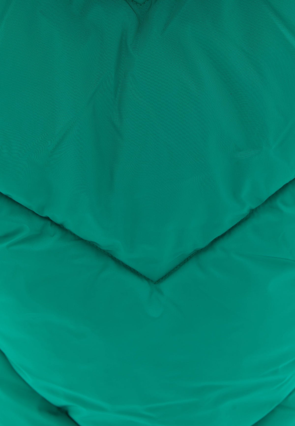Loose Jacket With High Collar And Pocket Details - BRIGHT GREEN