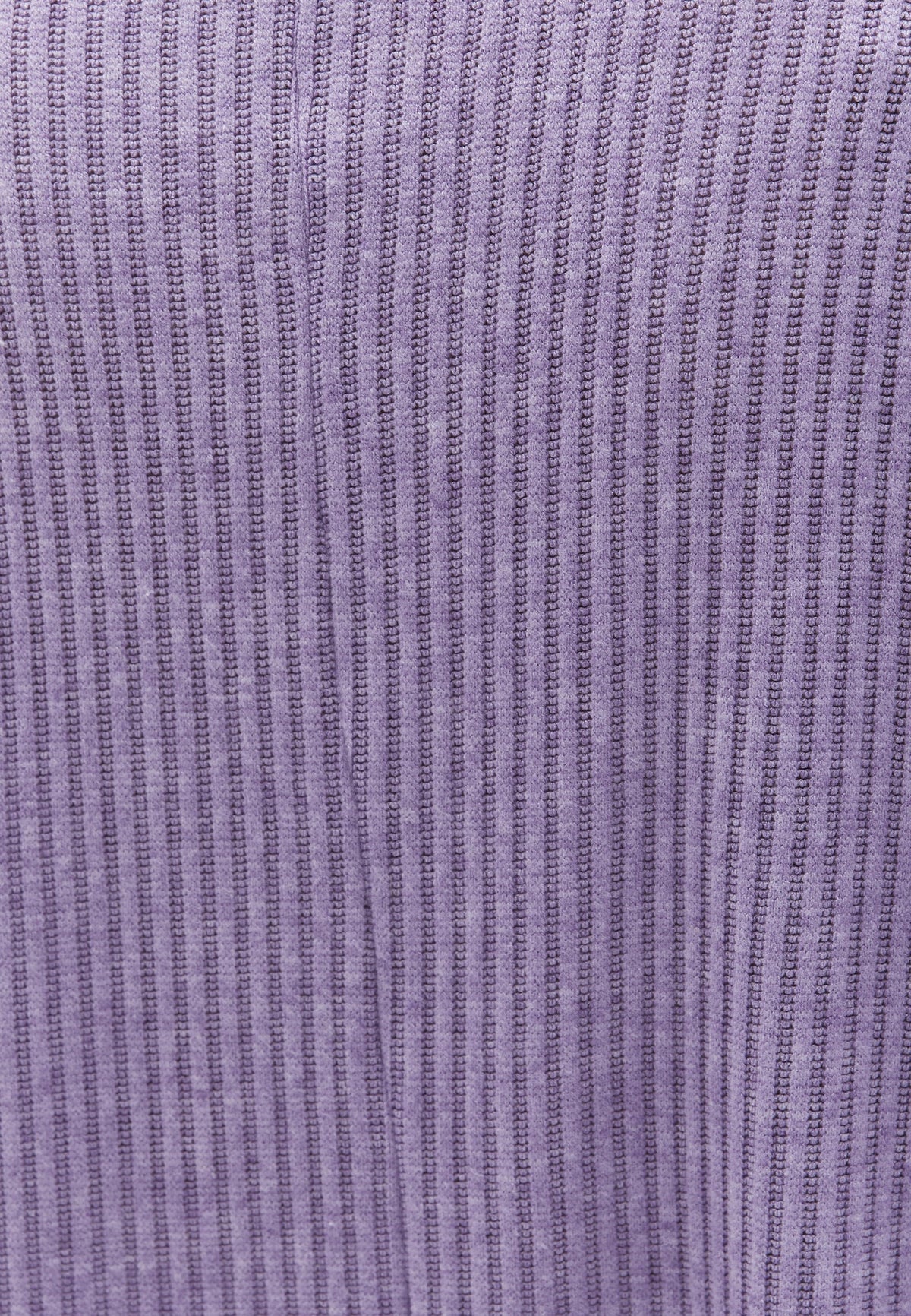 Oversize Turtleneck Sleeveless Vest - CHALK VIOLET