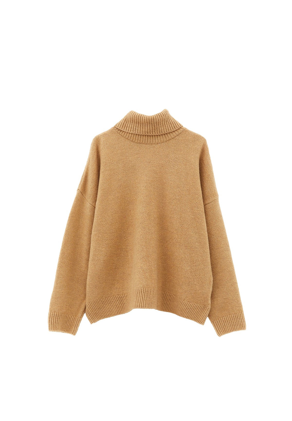 Soft Touch Turtleneck Roll Neck - CURDS WHEY