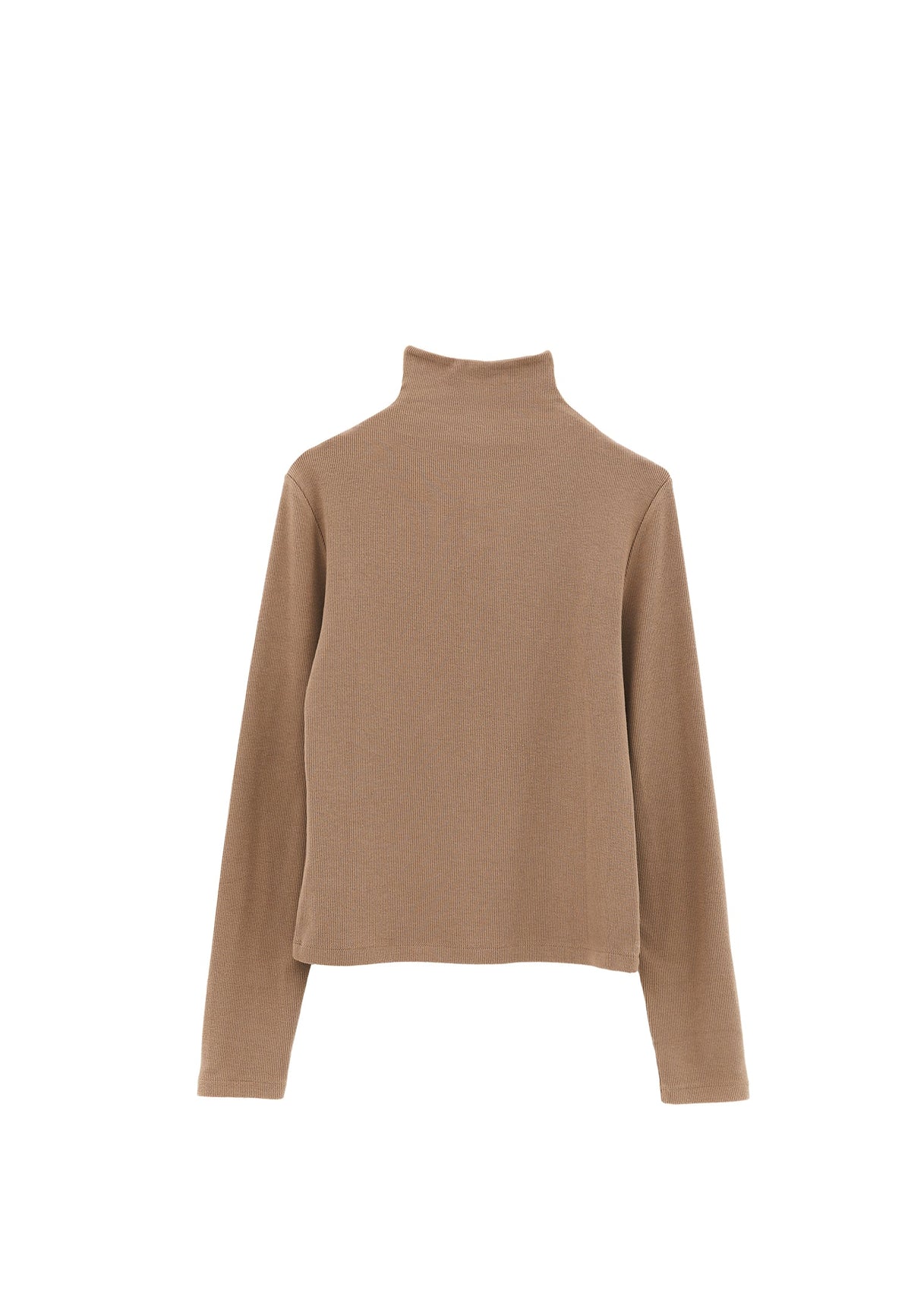 Bodycon Buttoned Blouse - DESERT TAUPE