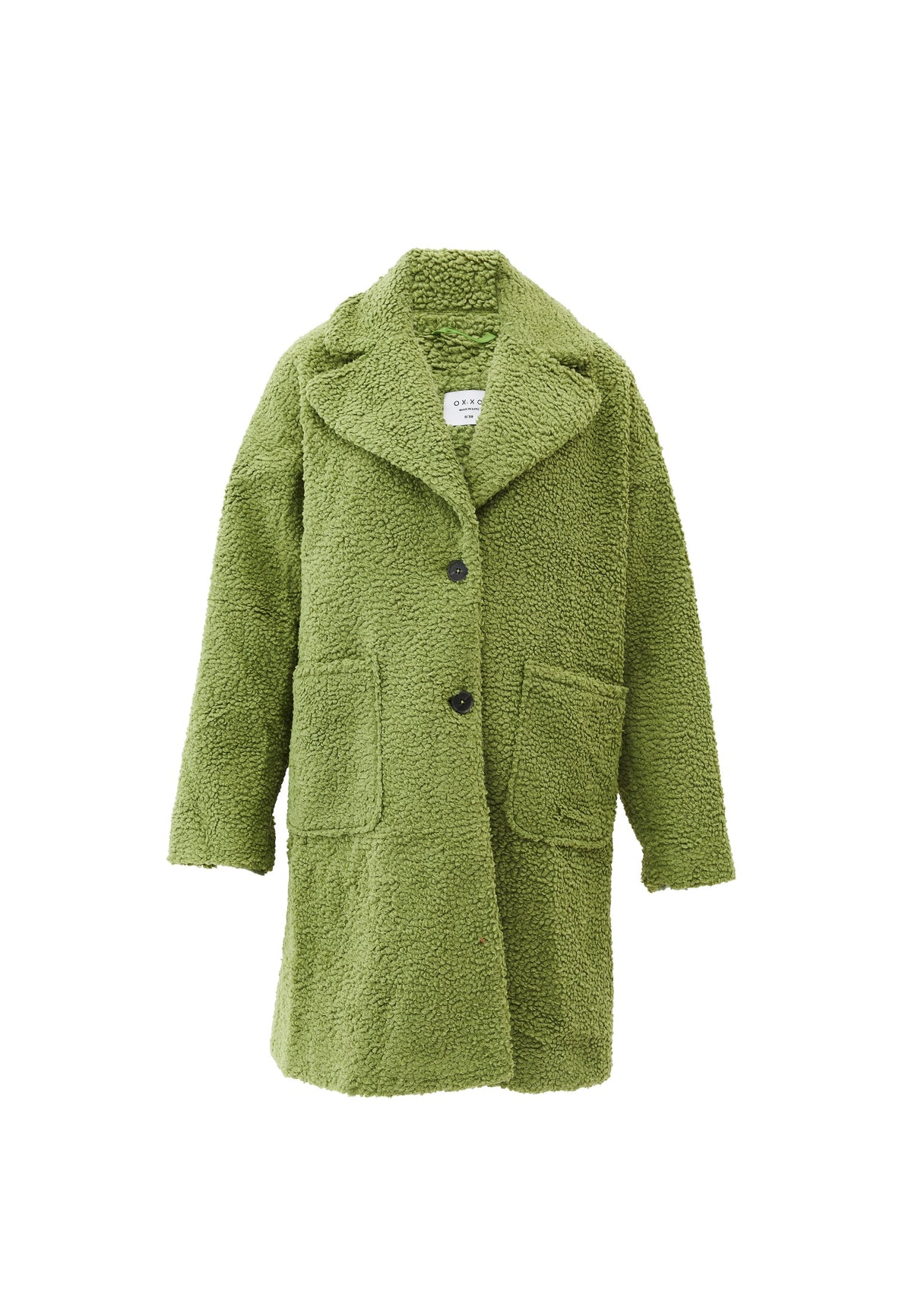 Midi Bouclé Button Detailed Oversized Coat - EPSOM