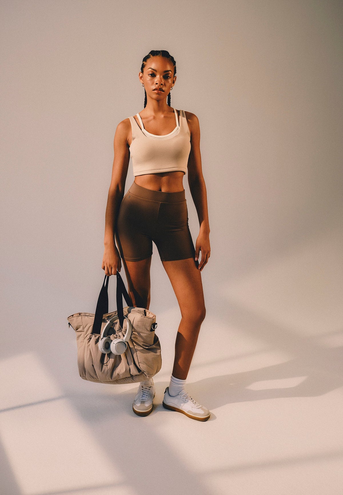 High Waist Bodycon Short Leggings - FALCON