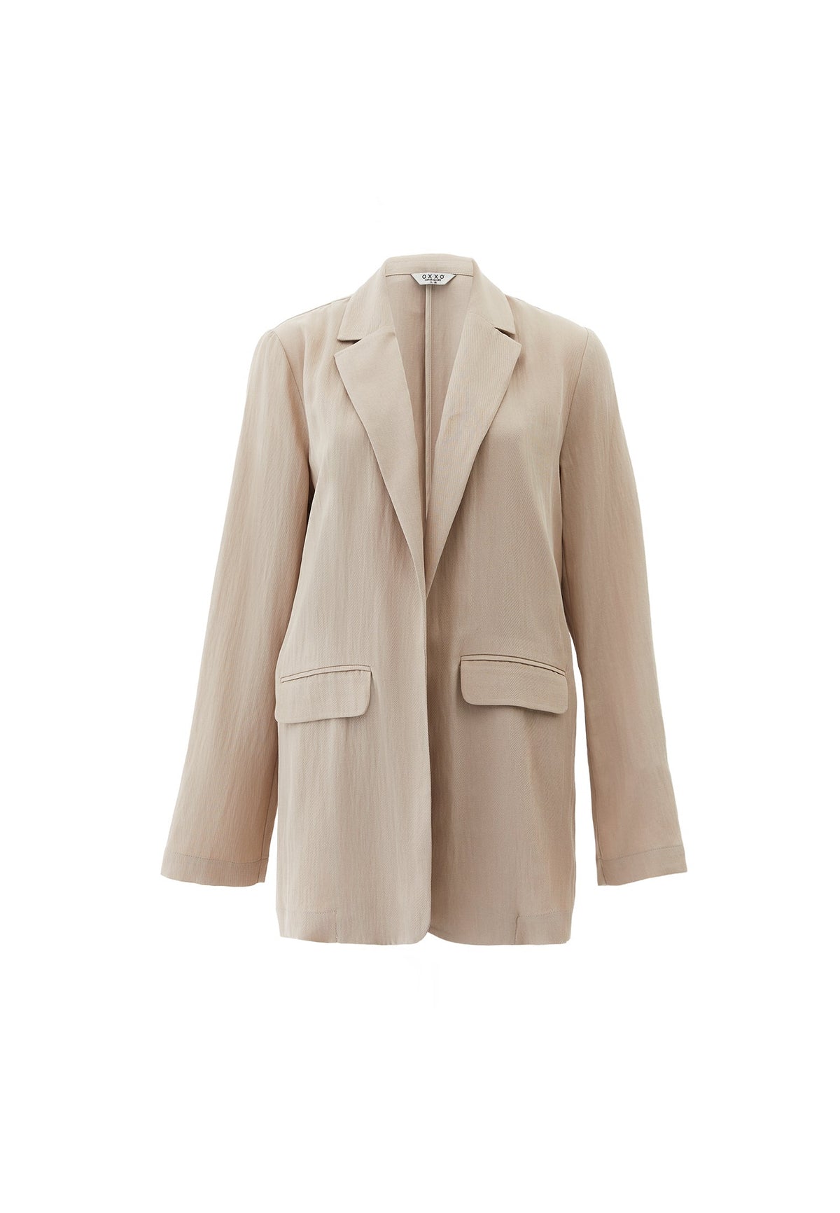 Double Breasted Blazer Jacket - FEATHER GRAY