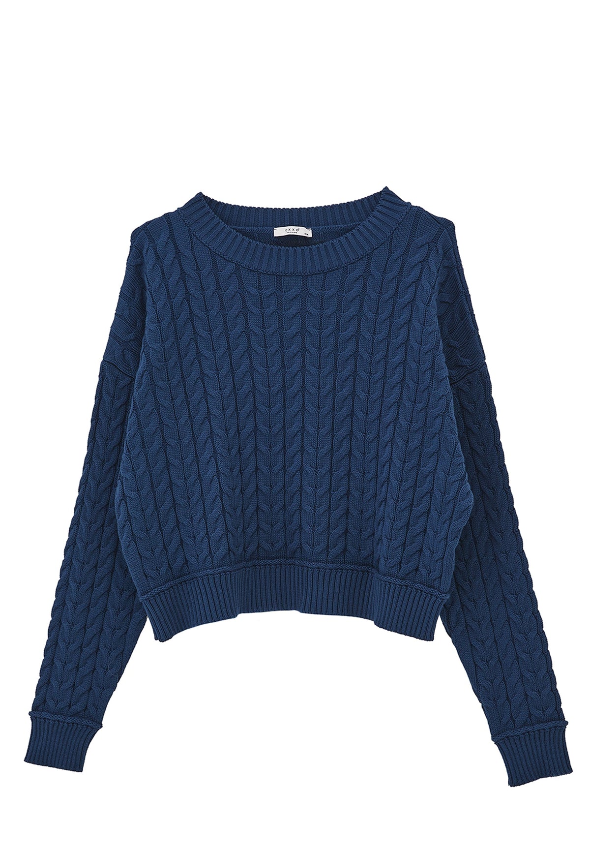 Sweater With Knitted Details - GIBRALTAR SEA