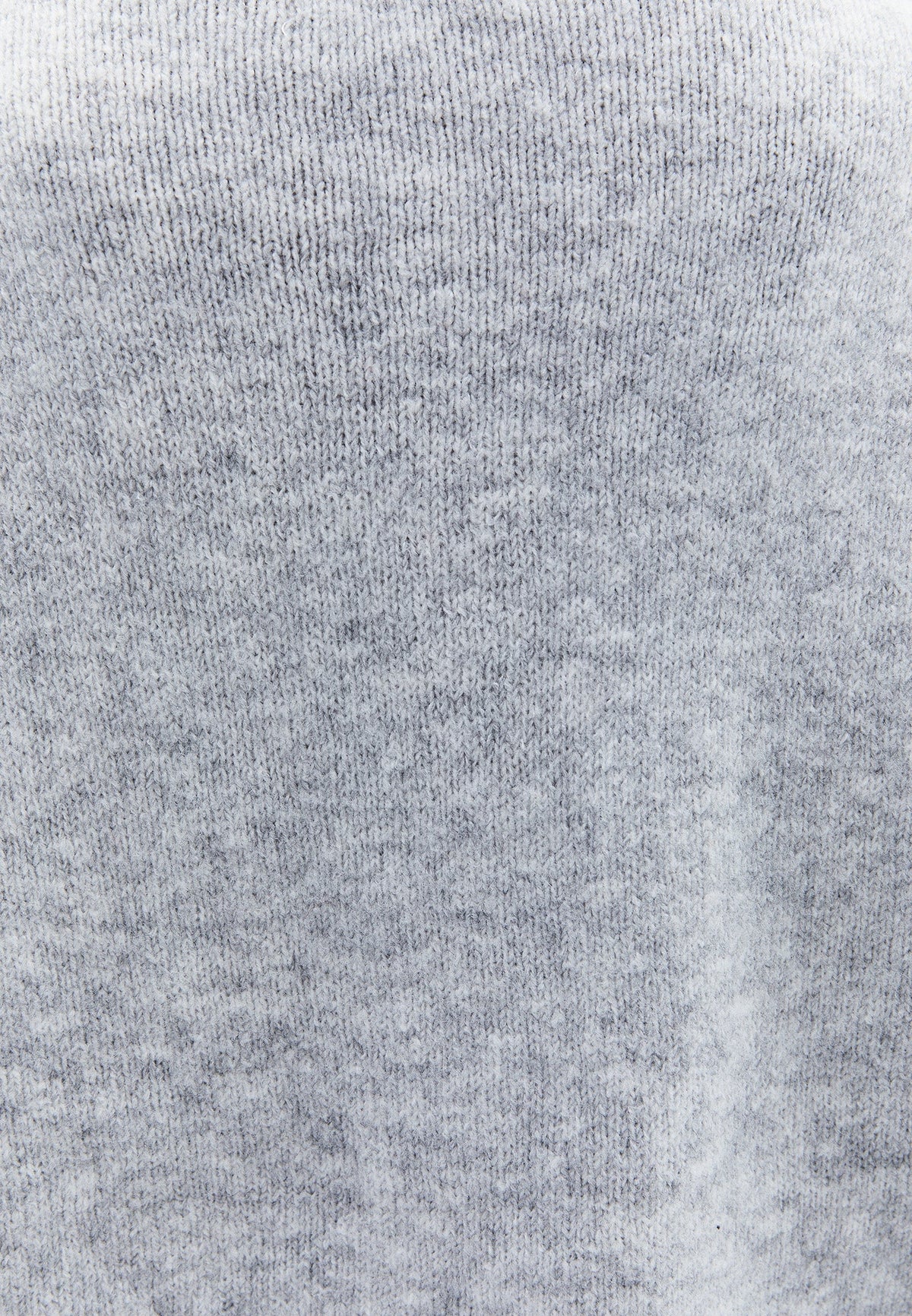 Sweater With Bow Detail And Crew Neck - GREY MELANGE