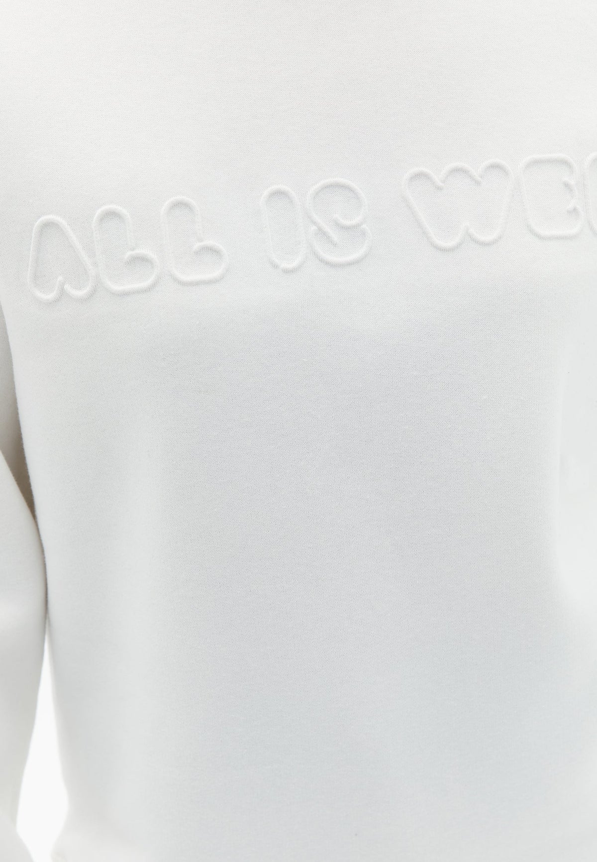 Oversize Tunic Sweatshirt - ICE MILK