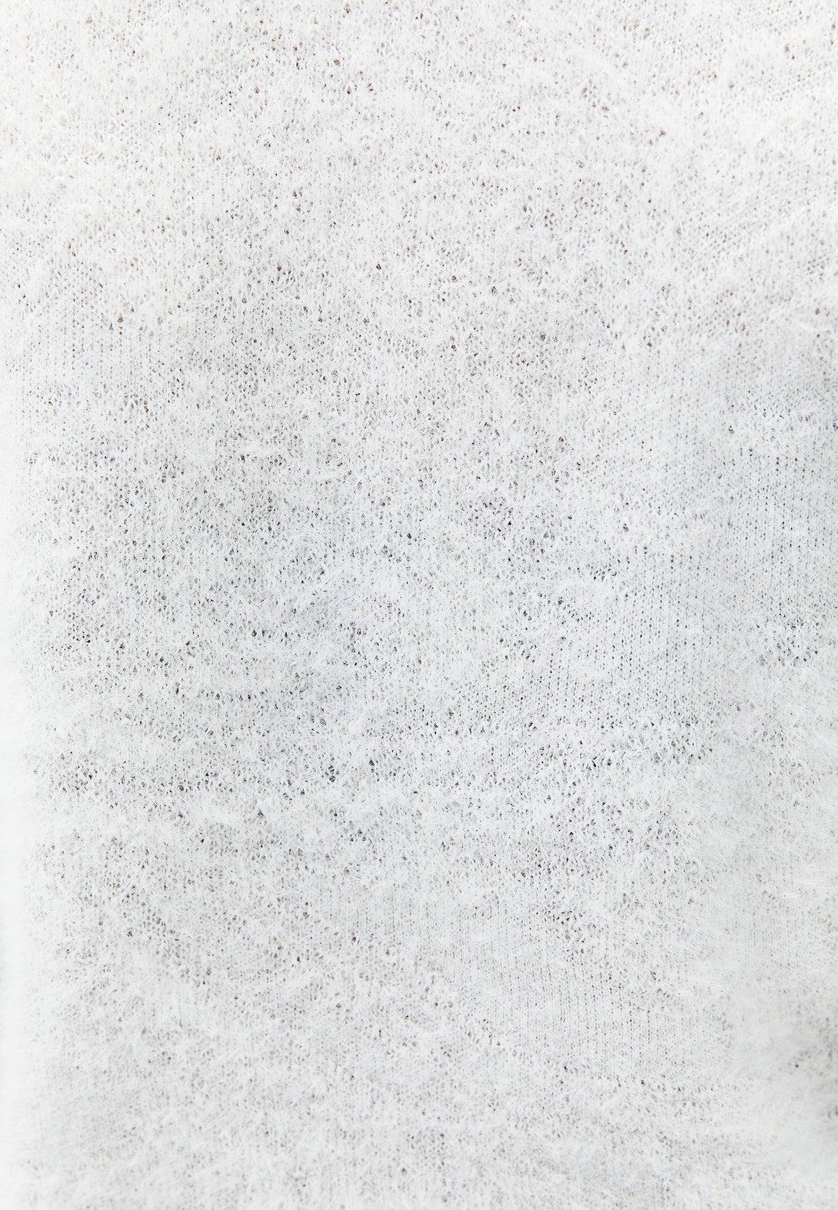 Wrap Neck Long Sleeve Knit Looking Sweater - ICE MILK