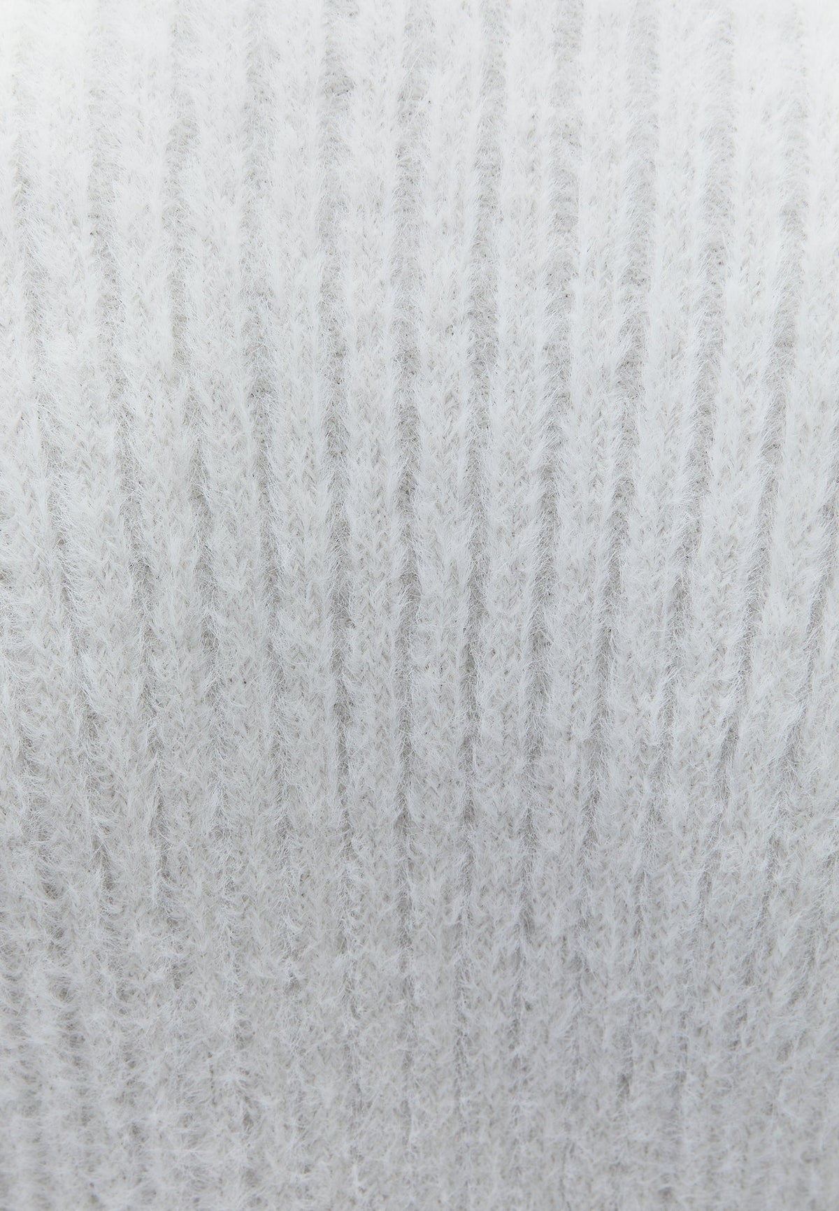 Crew Neck Long Sleeve Sweater - ICE MILK