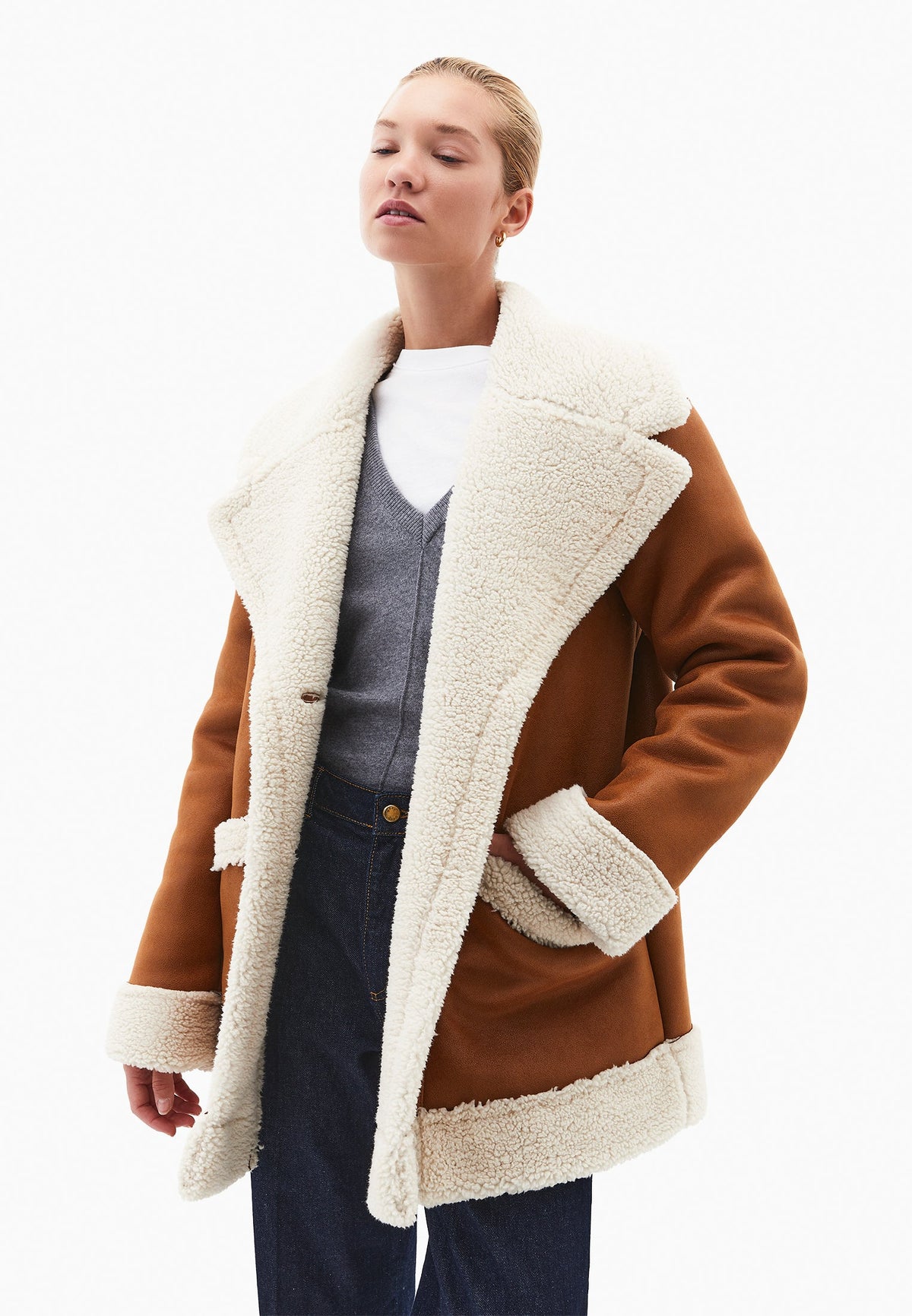 Oversize Leather Jacket - LION