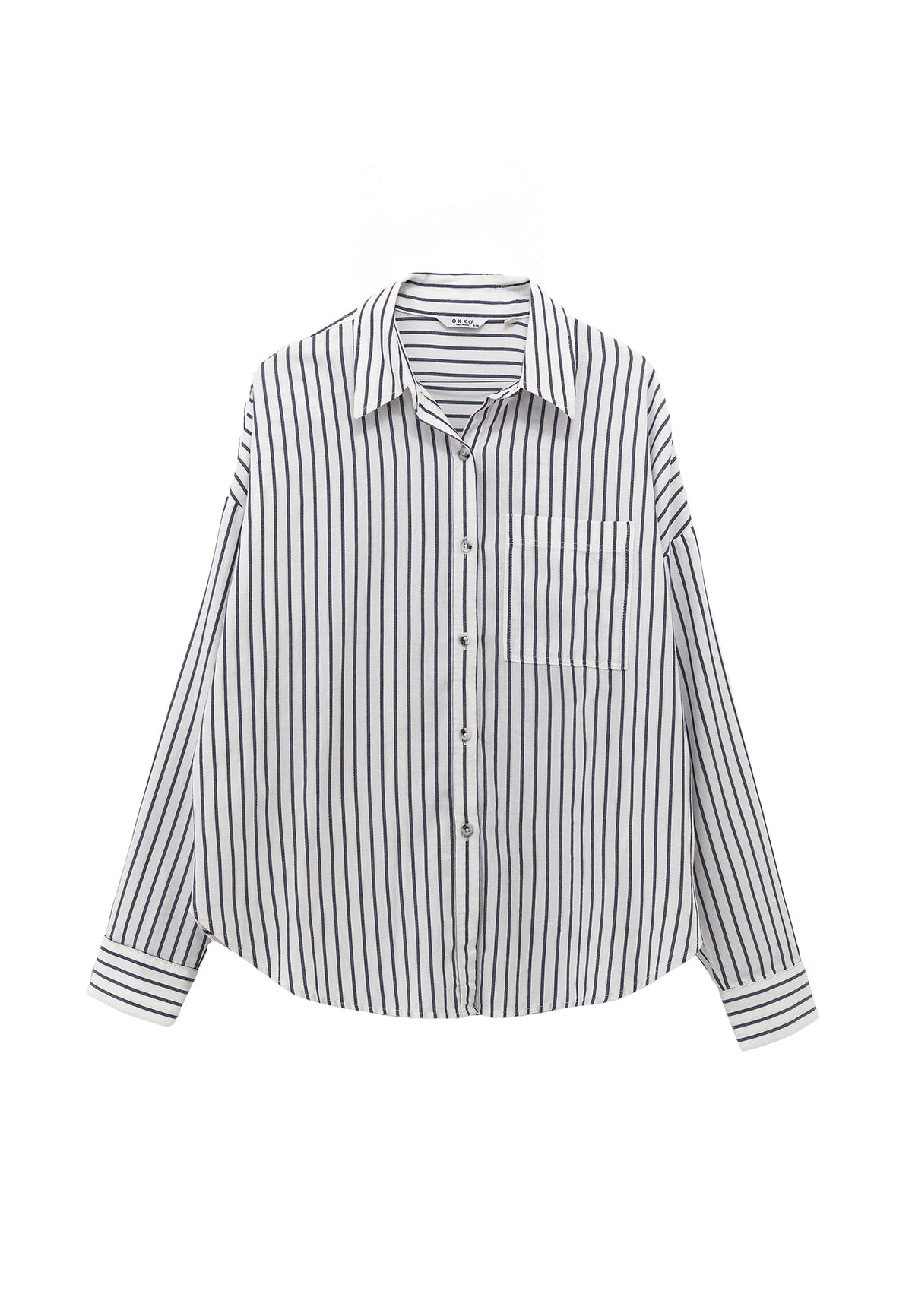 Striped Oversize Shirt - MEDIEVAL BLUE STRIPE