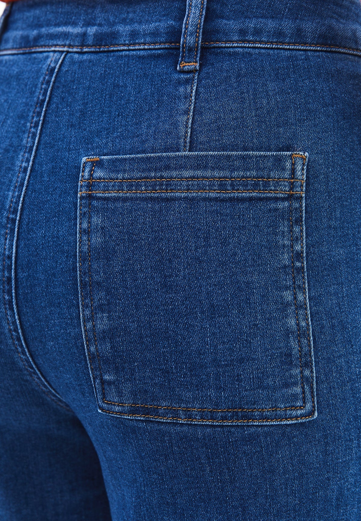Pants - MID BLUE DENIM