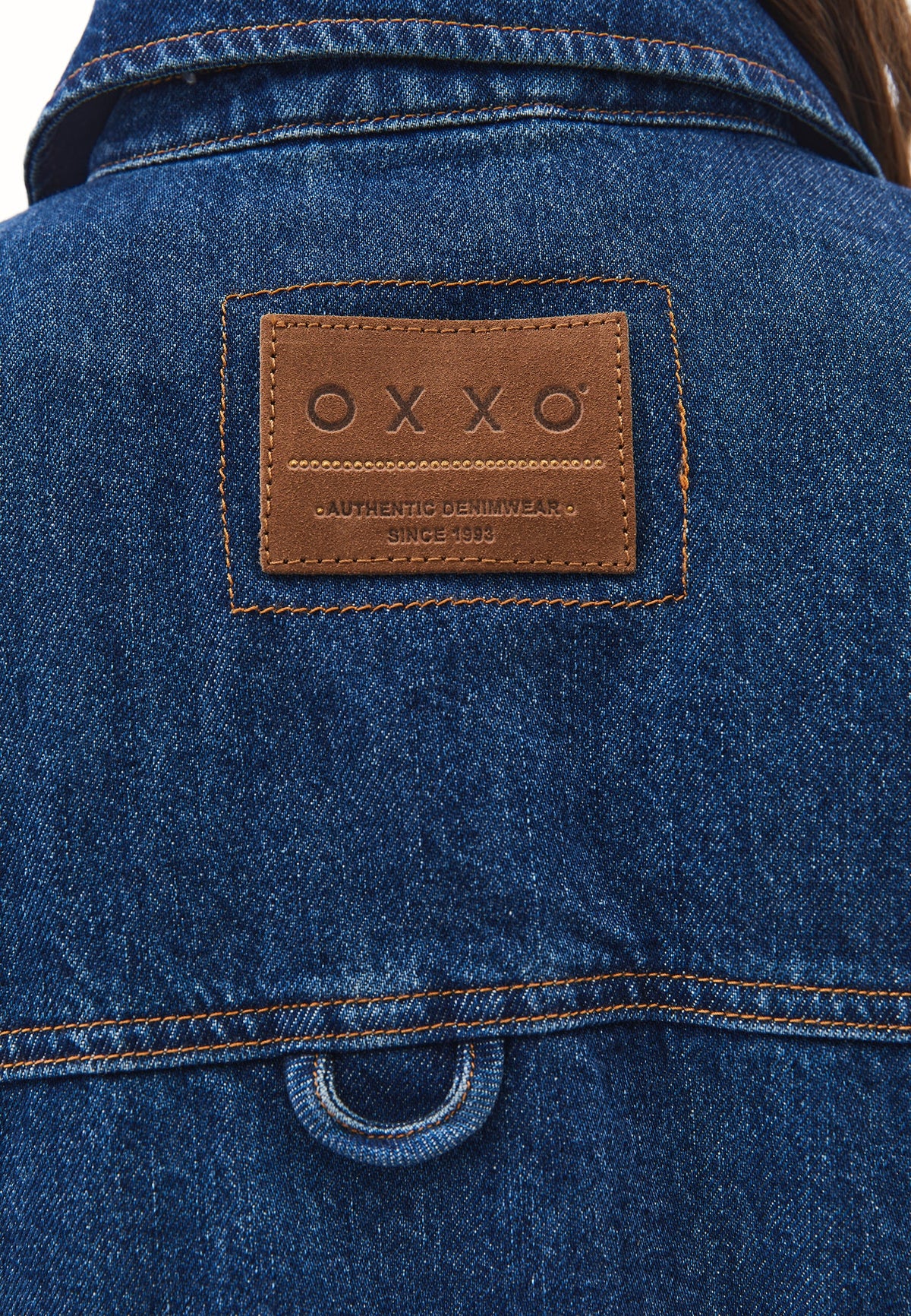Oversize Denim Jacket - MID BLUE