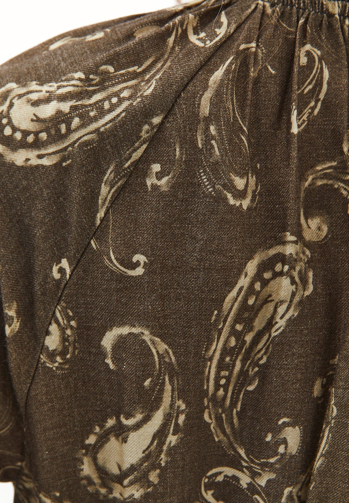 Printed A-Line Dress - PAISLEY COMB