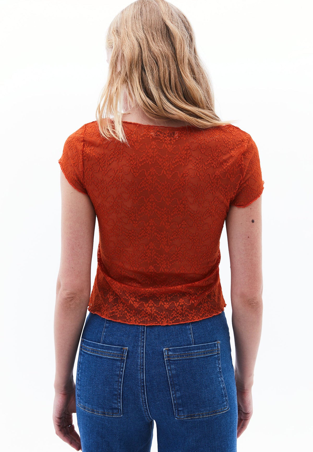 Boat Neck Bodycon T-Shirt - POTTERS CLAY