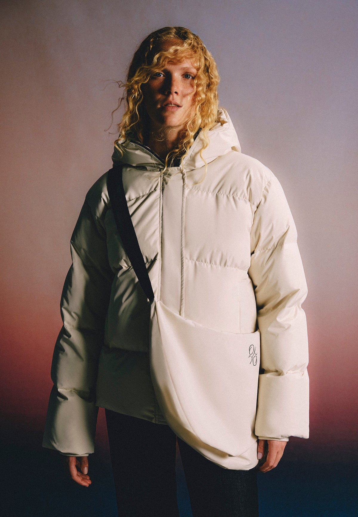 High Collar Long Sleeved Women's Coat - SILVER BIRCH