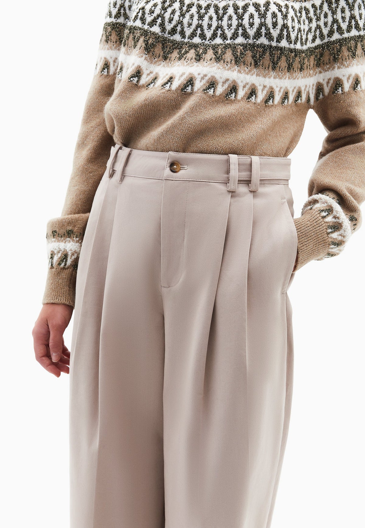 Carrot Pants - SIMPLY TAUPE