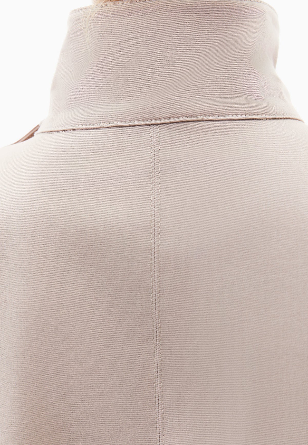 Turtleneck Long Sleeve Shirt - SIMPLY TAUPE