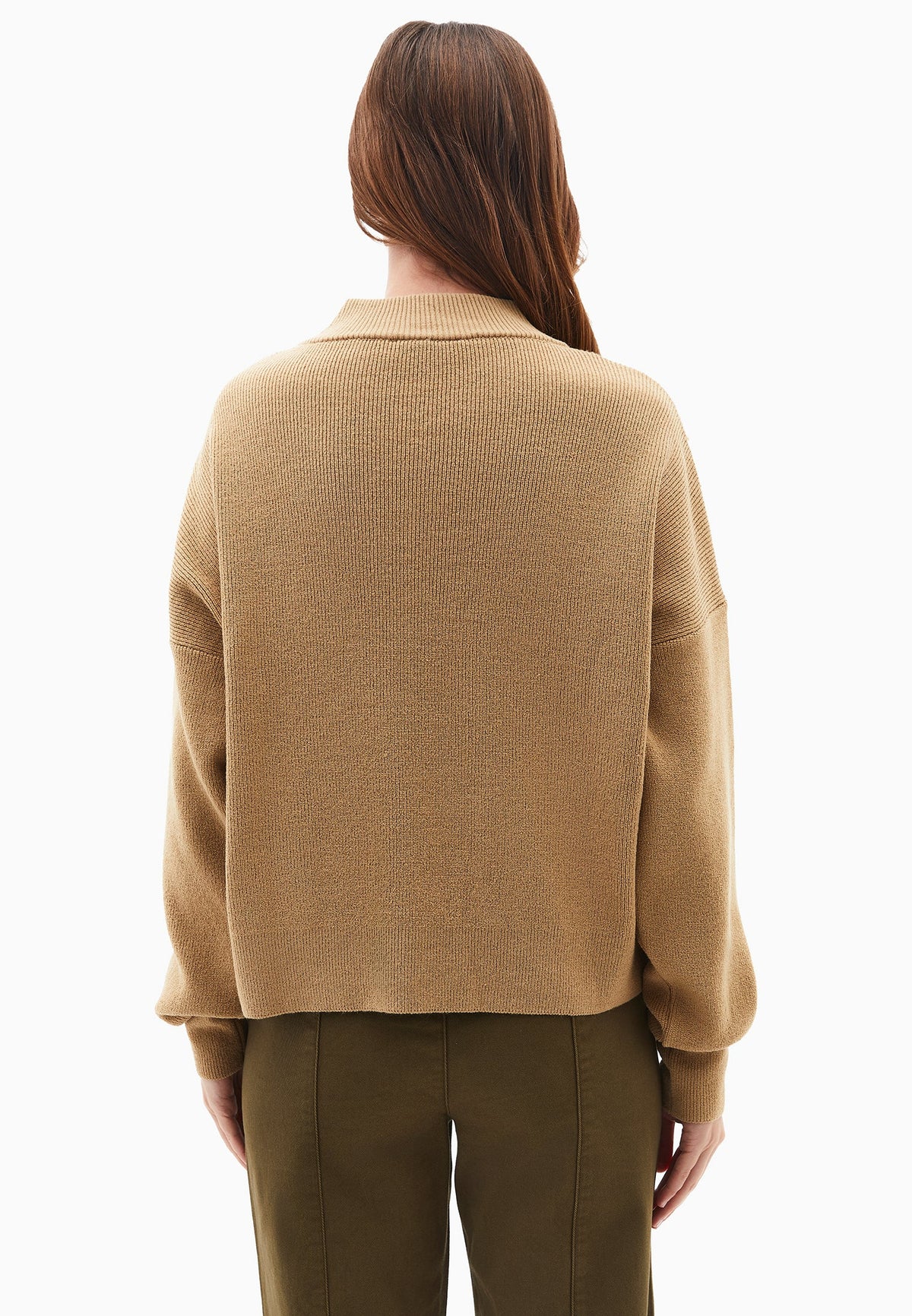 V Neck Embroidered Long Sleeve Sweater - STARFISH
