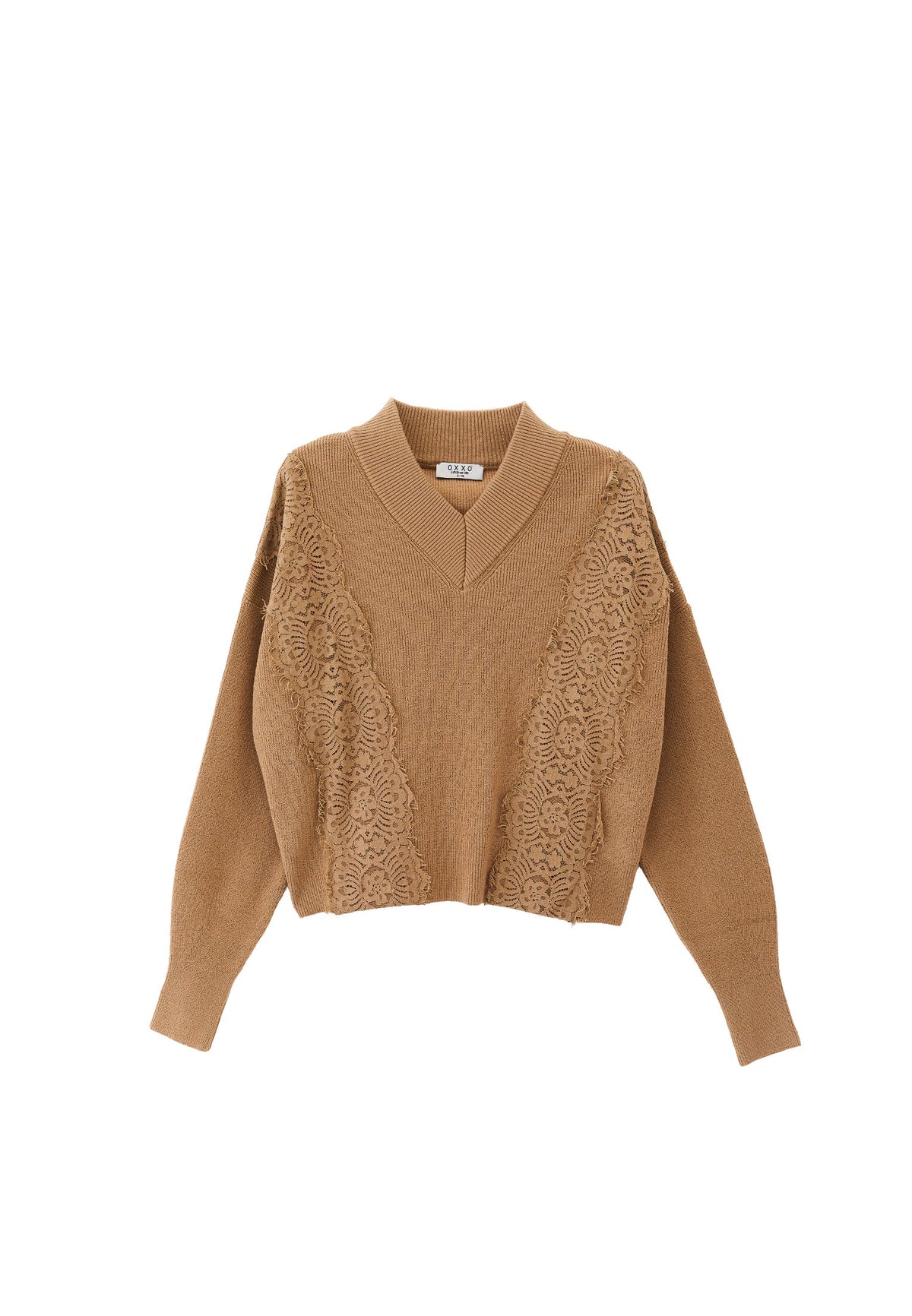 Embroidered Long Sleeve Crew Neck Sweater - STARFISH