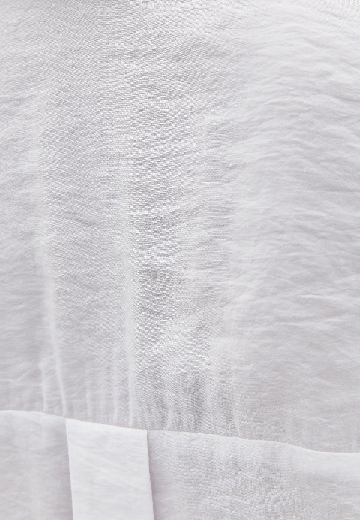 Buttoned Oversize Shirt - WHITE