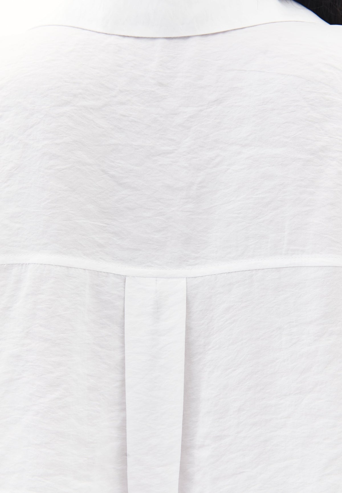 Button Detailed Oversize Shirt - WHITE