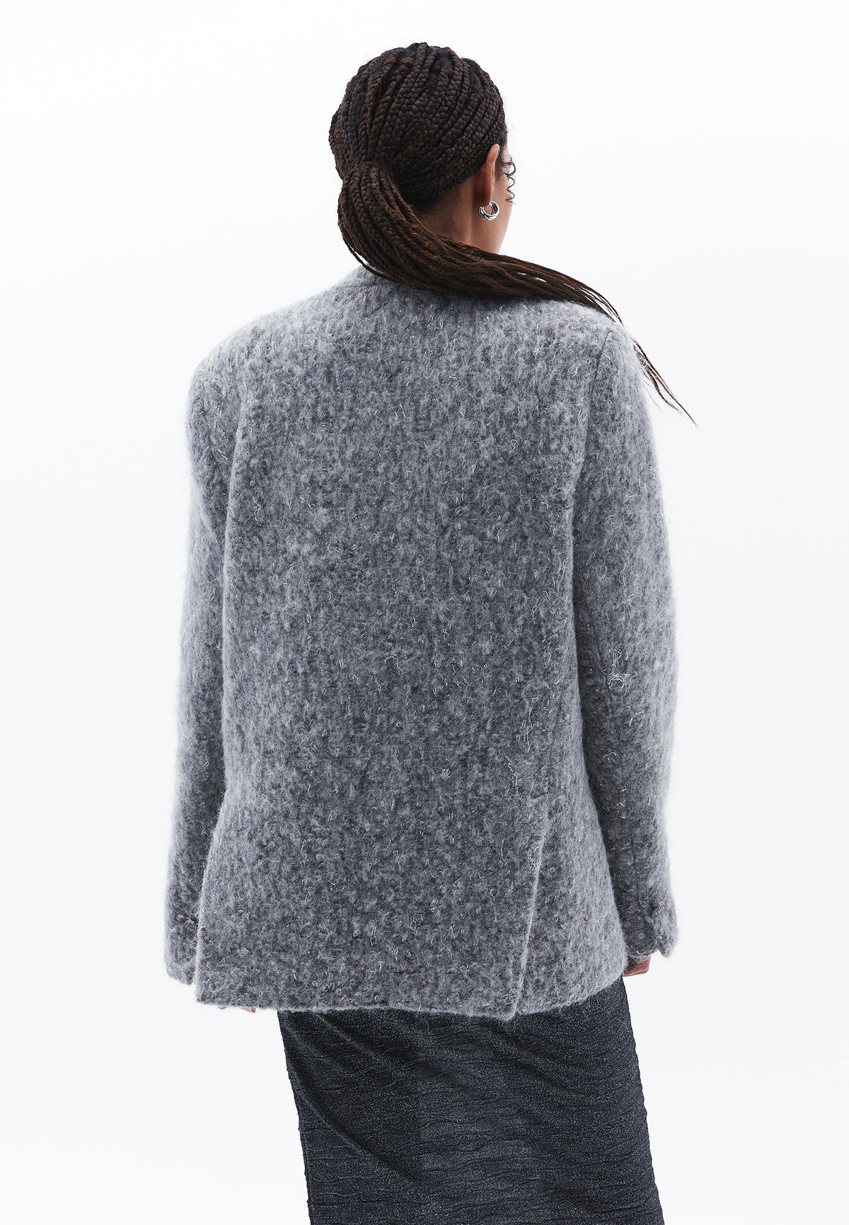 Oversize Blazer Jacket - WILD DOVE