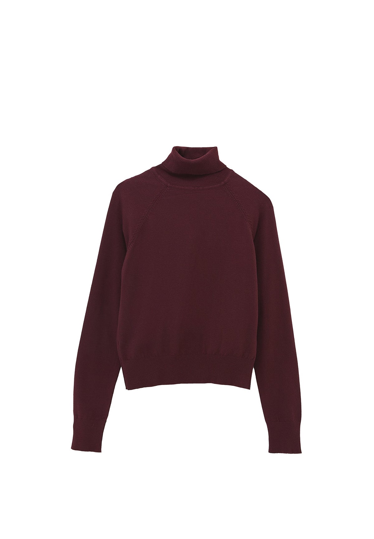 Slim Fit Turtleneck Knitwear - WINETASTING