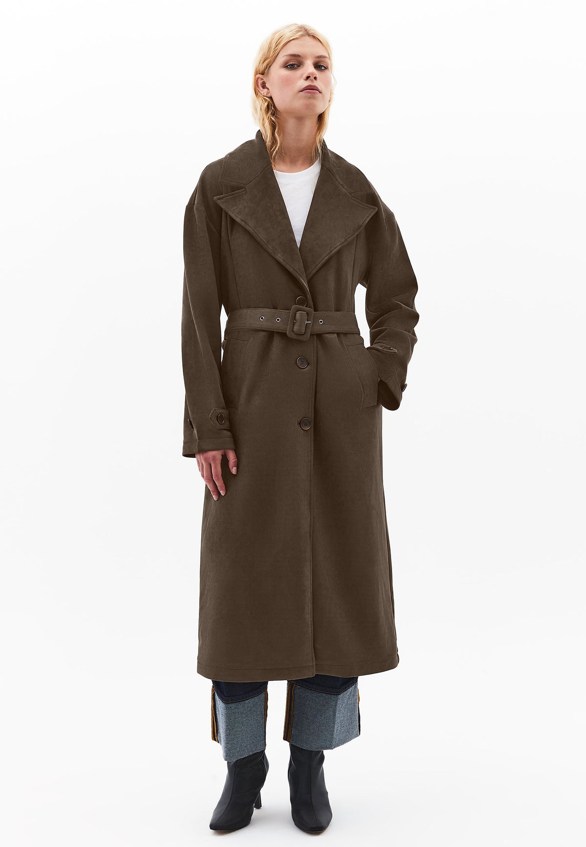 Suede Trenchcoat - WREN