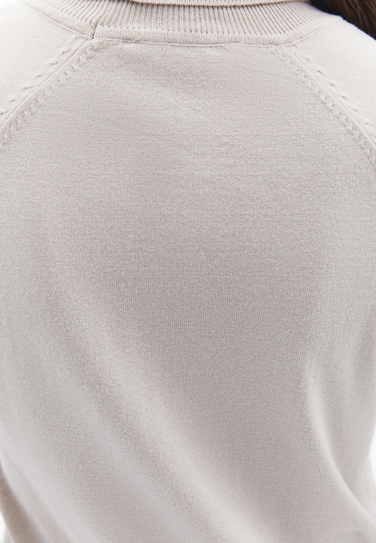 Turtleneck Raglan Sleeve Knitwear - ANCIENT SCROLL