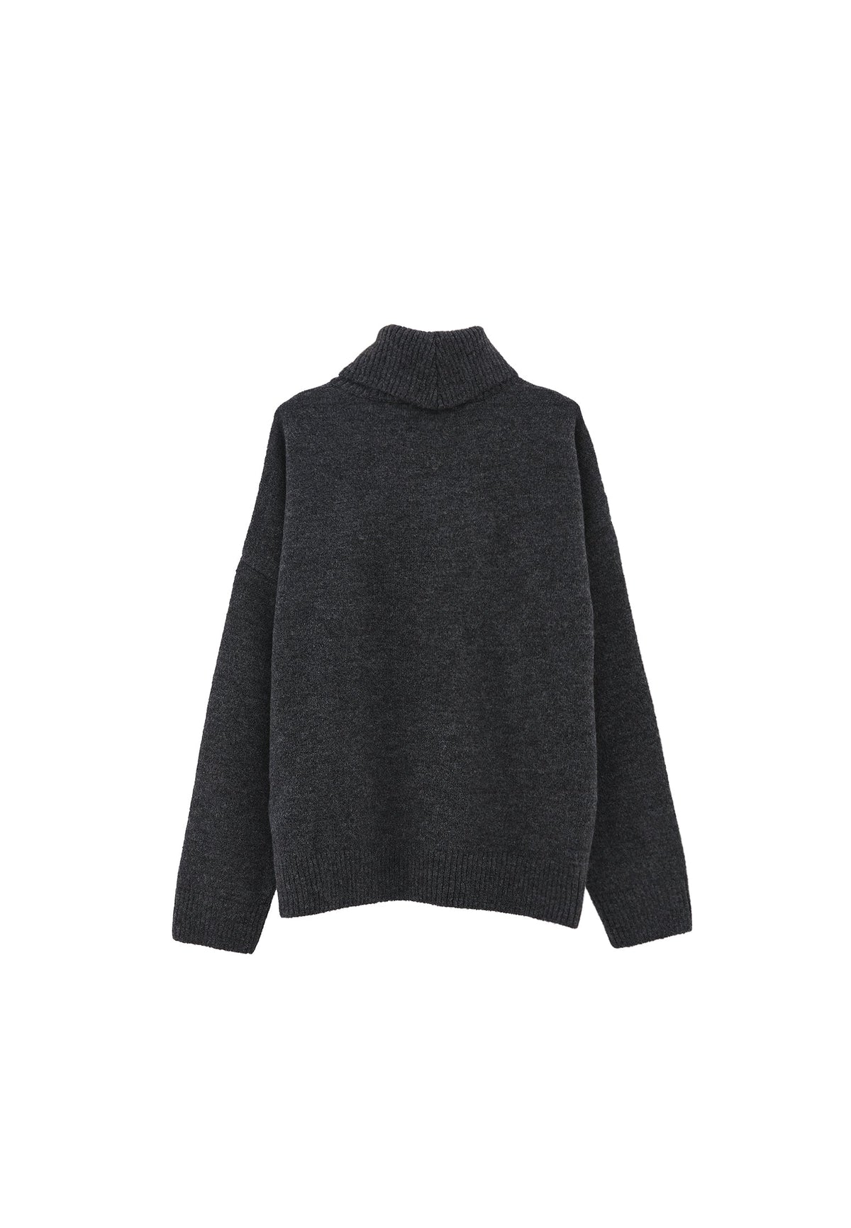 Soft Touch Turtleneck Roll Neck - ANTHRA MELANGE