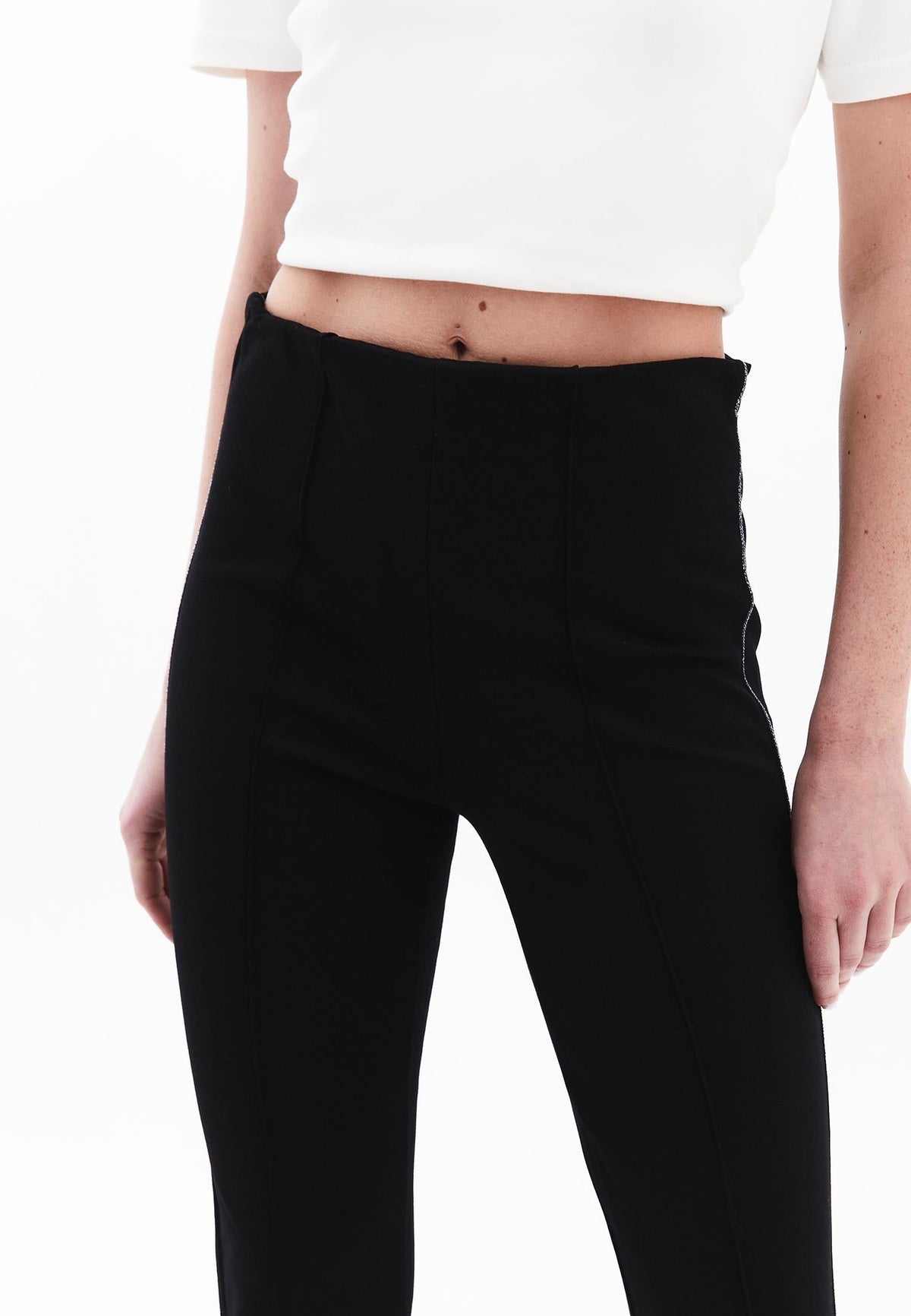 High Waist Leggings - BLACK