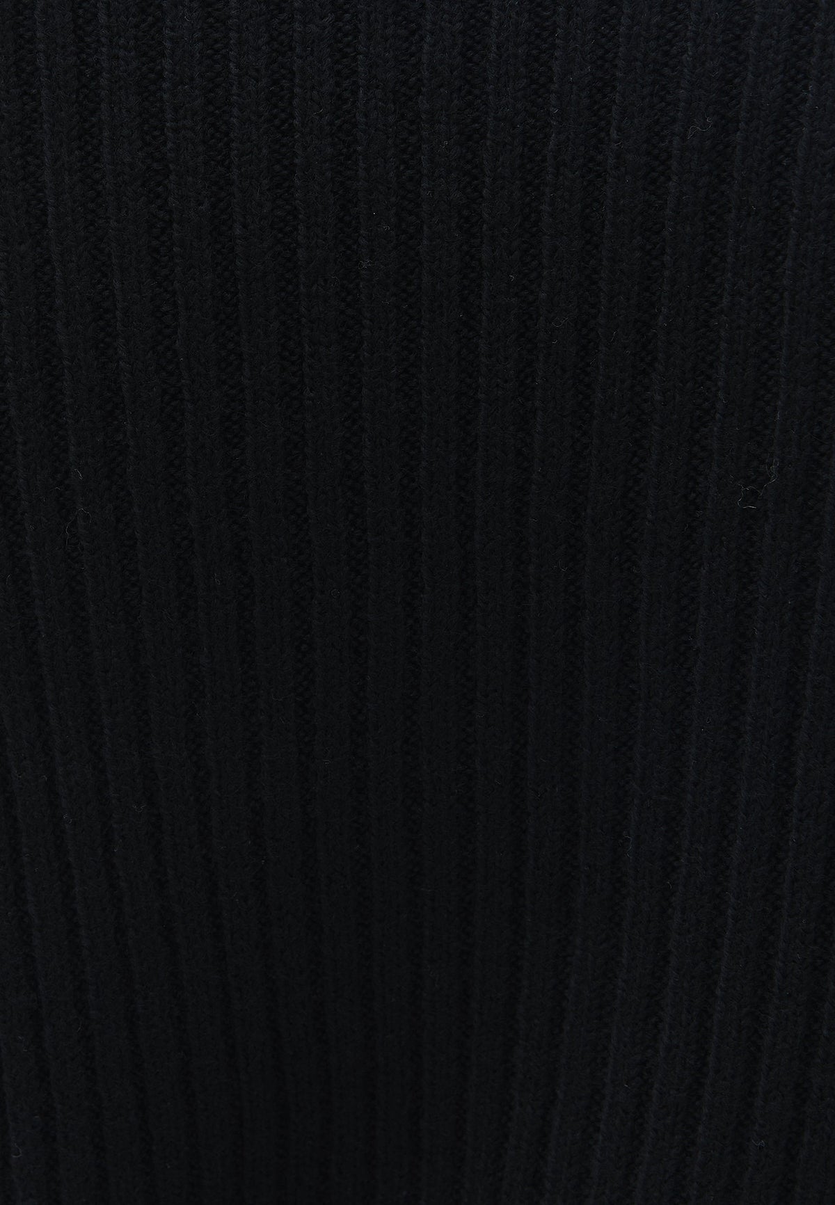 V Neck Raglan Sleeve Sweater - BLACK