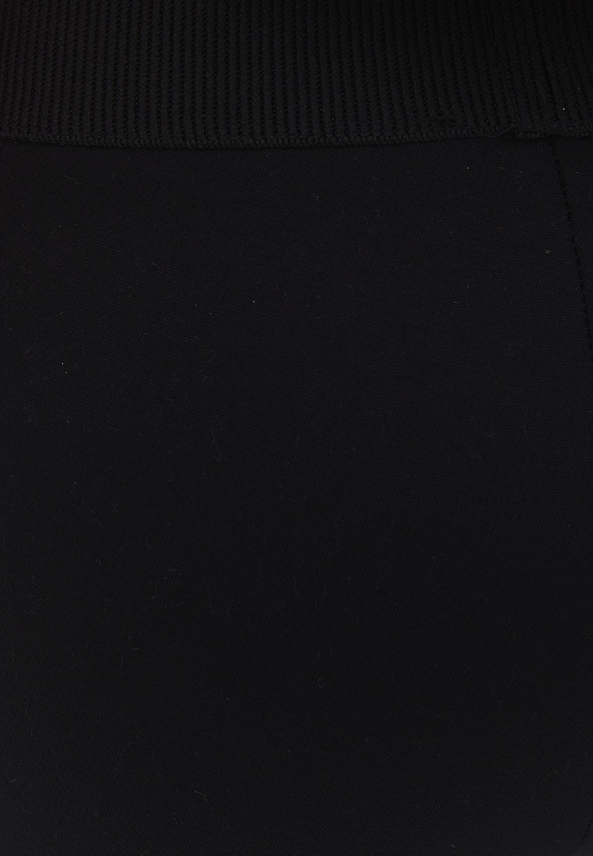 Ultra High Waist Leggings With Belt Detail - BLACK