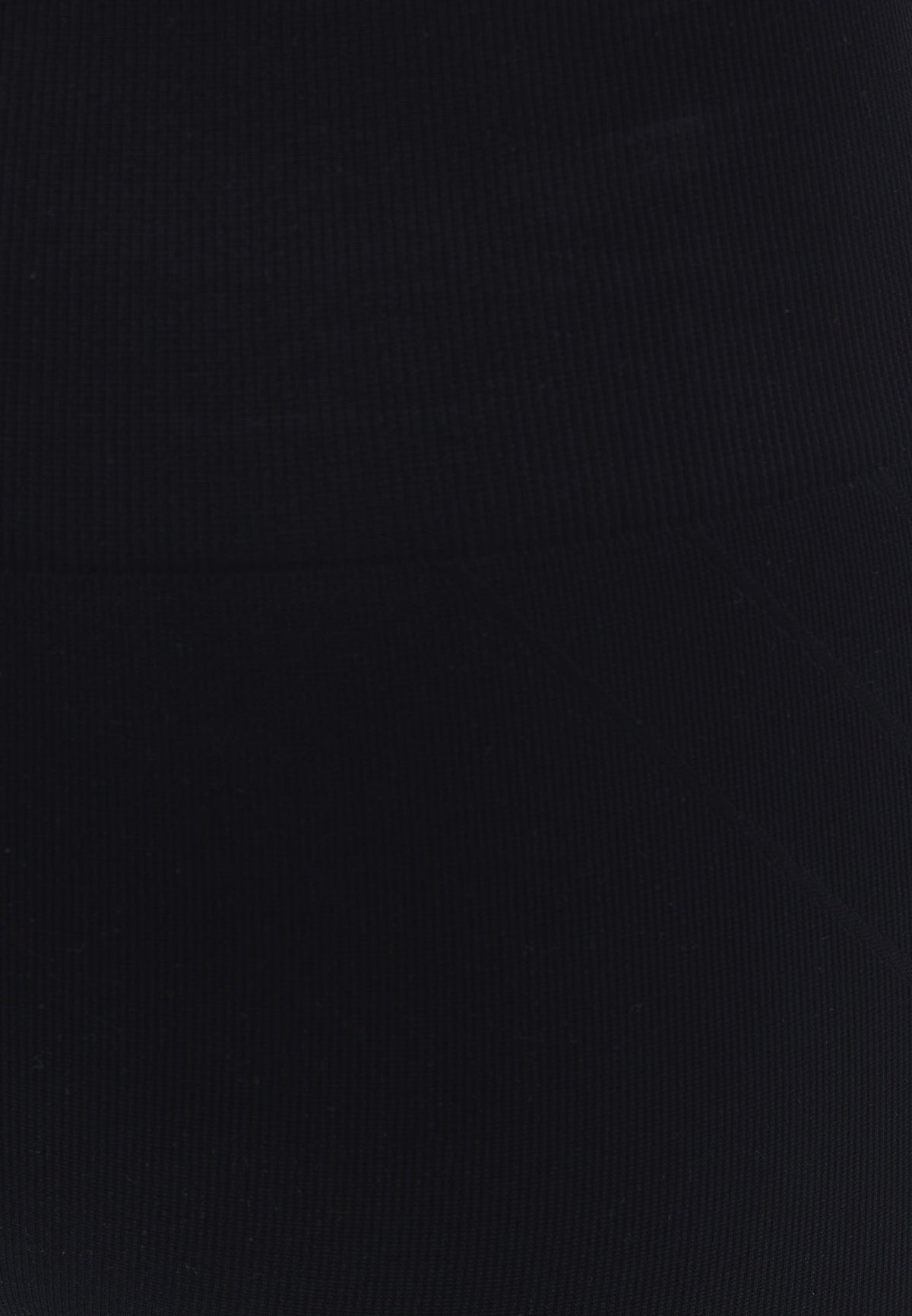 High Waist Ankle Cut Leggings - BLACK