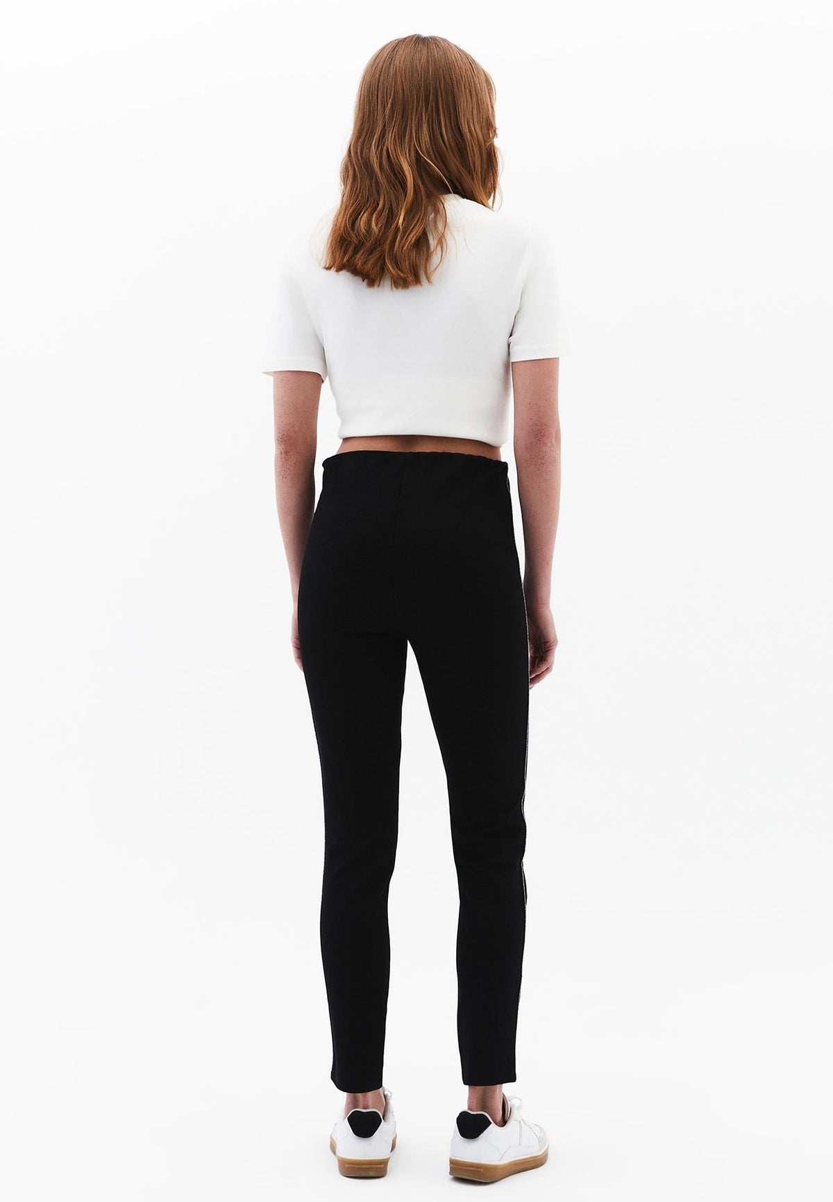 High Waist Leggings - BLACK