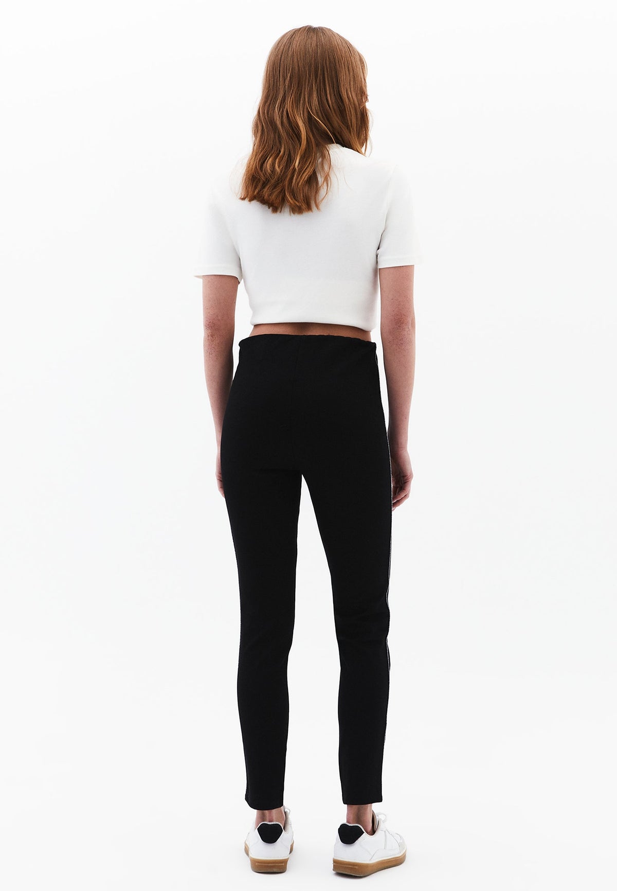 High Waist Leggings - BLACK
