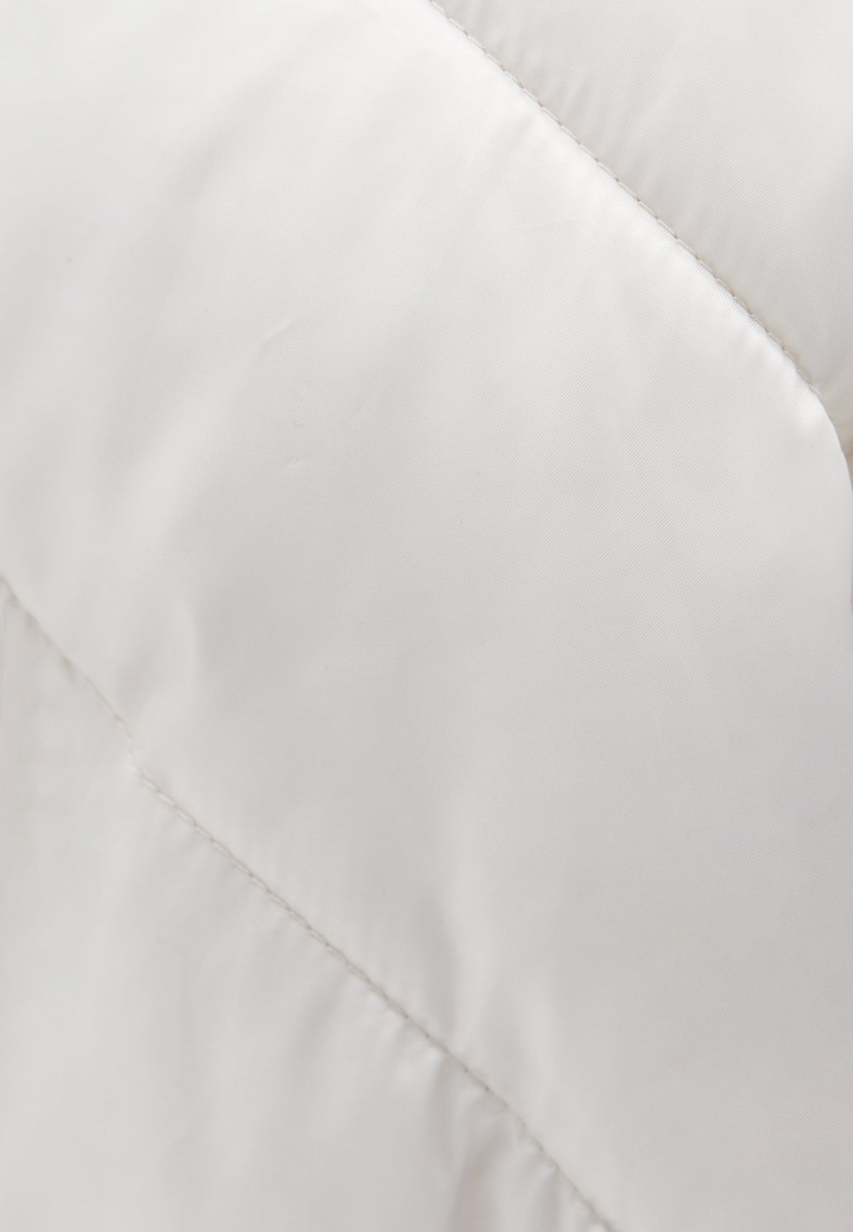 Vest With Belted Collar Detail - BUTTERCREAM