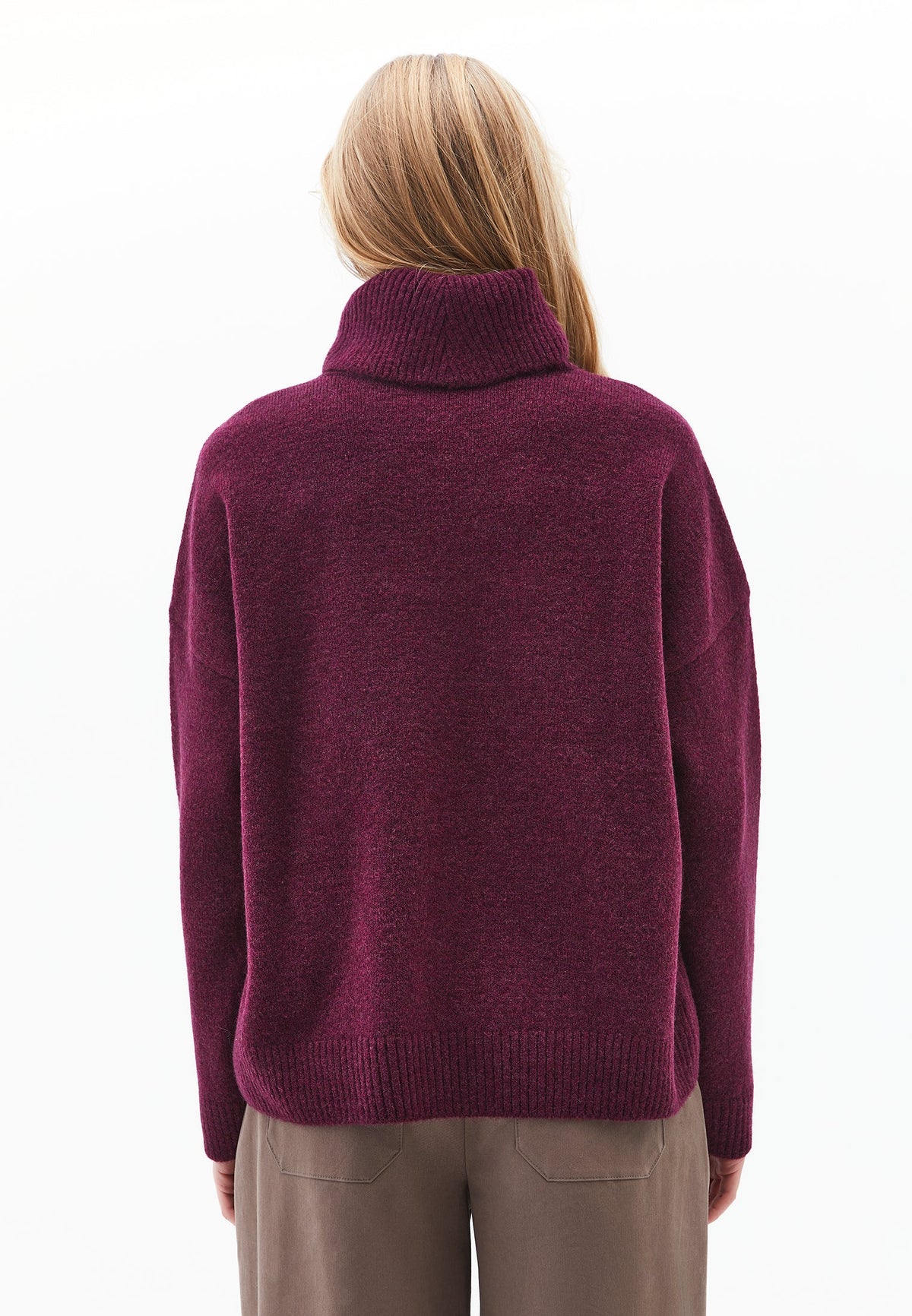 Soft Touch Turtleneck Roll Neck - CRUSHED VIOLETS