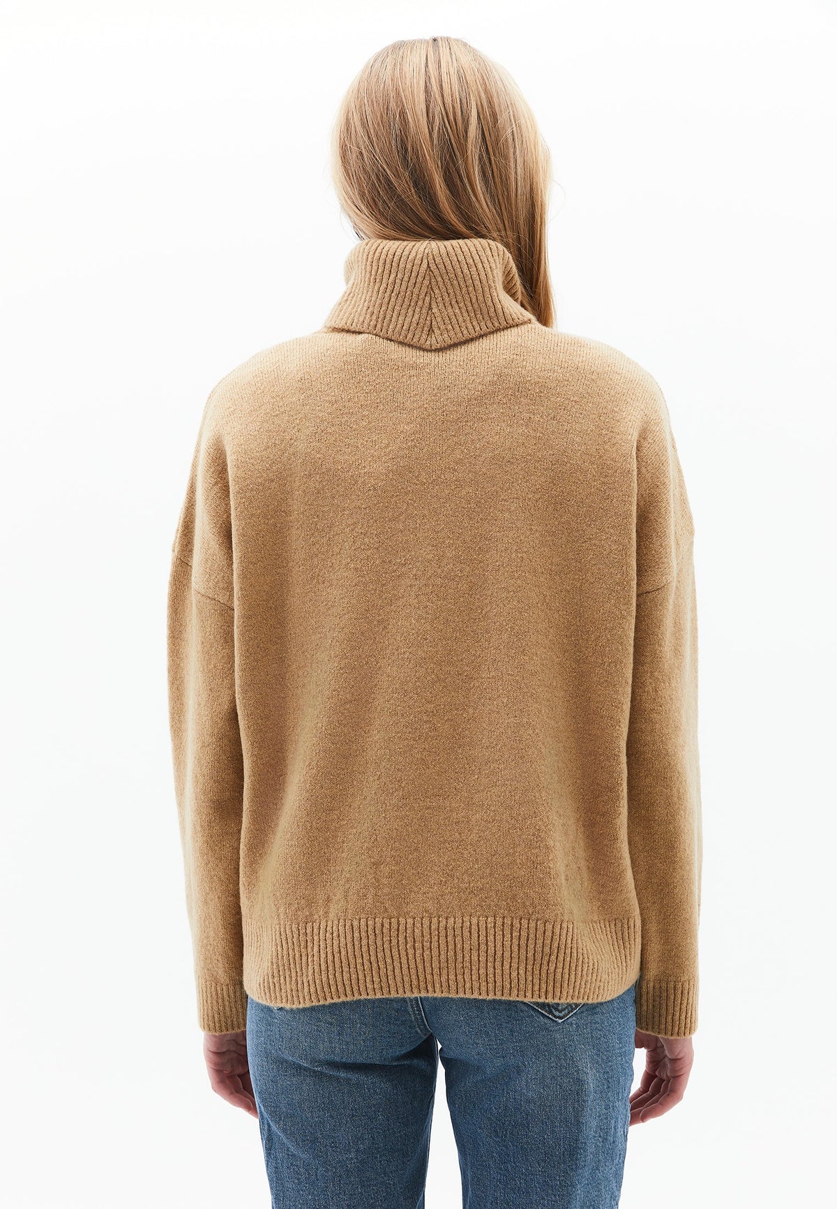 Soft Touch Turtleneck Roll Neck - CURDS WHEY