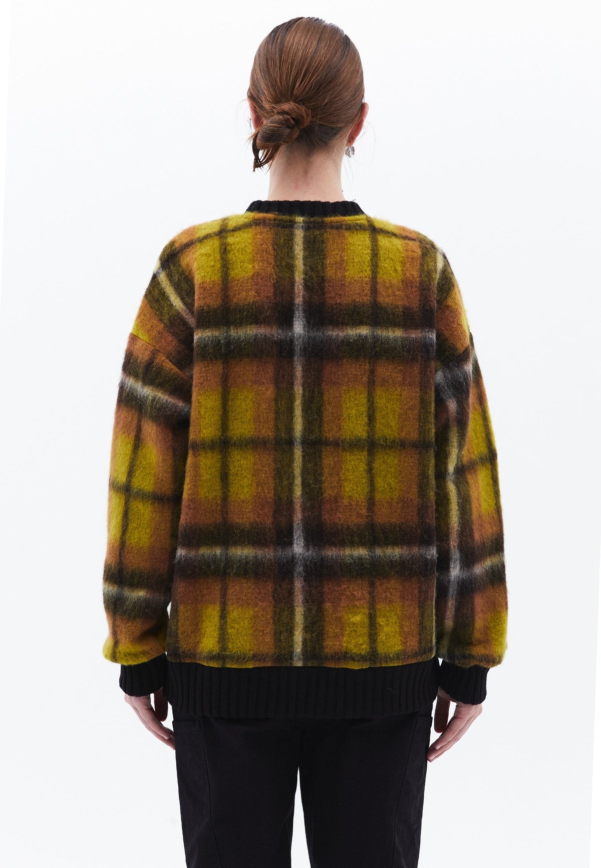 Oversize Plaid Sweatshirt - EKO COMB