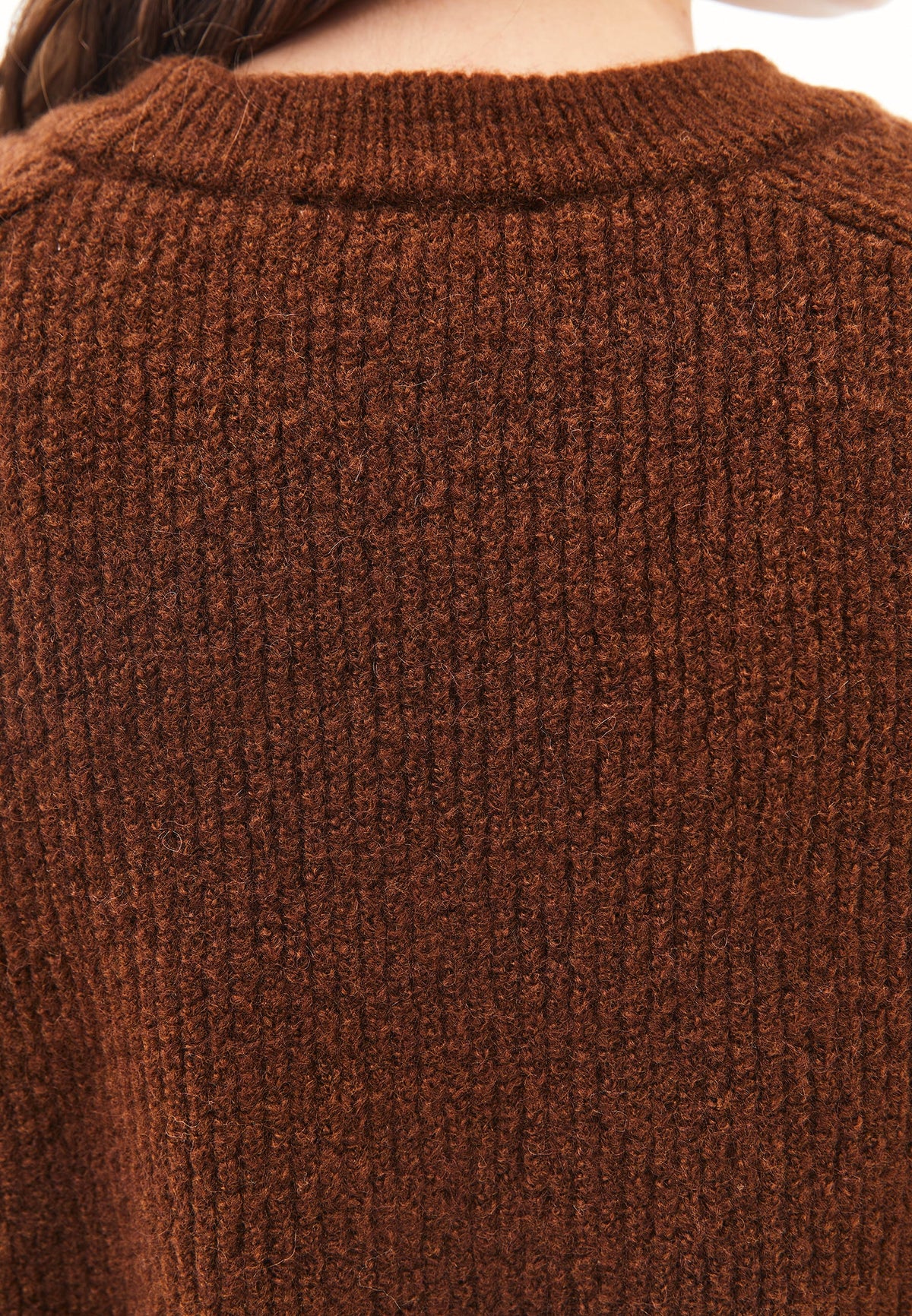 Crew Neck Long Sleeve Sweater - EMPERADOR